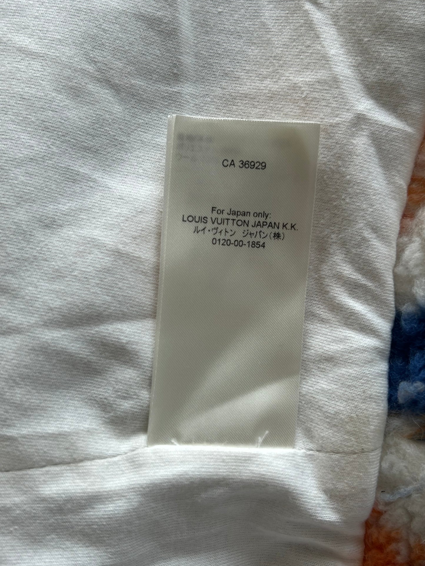 Louis Vuitton Blue & Orange Camo Monogram Fleece Zip Up Jacket