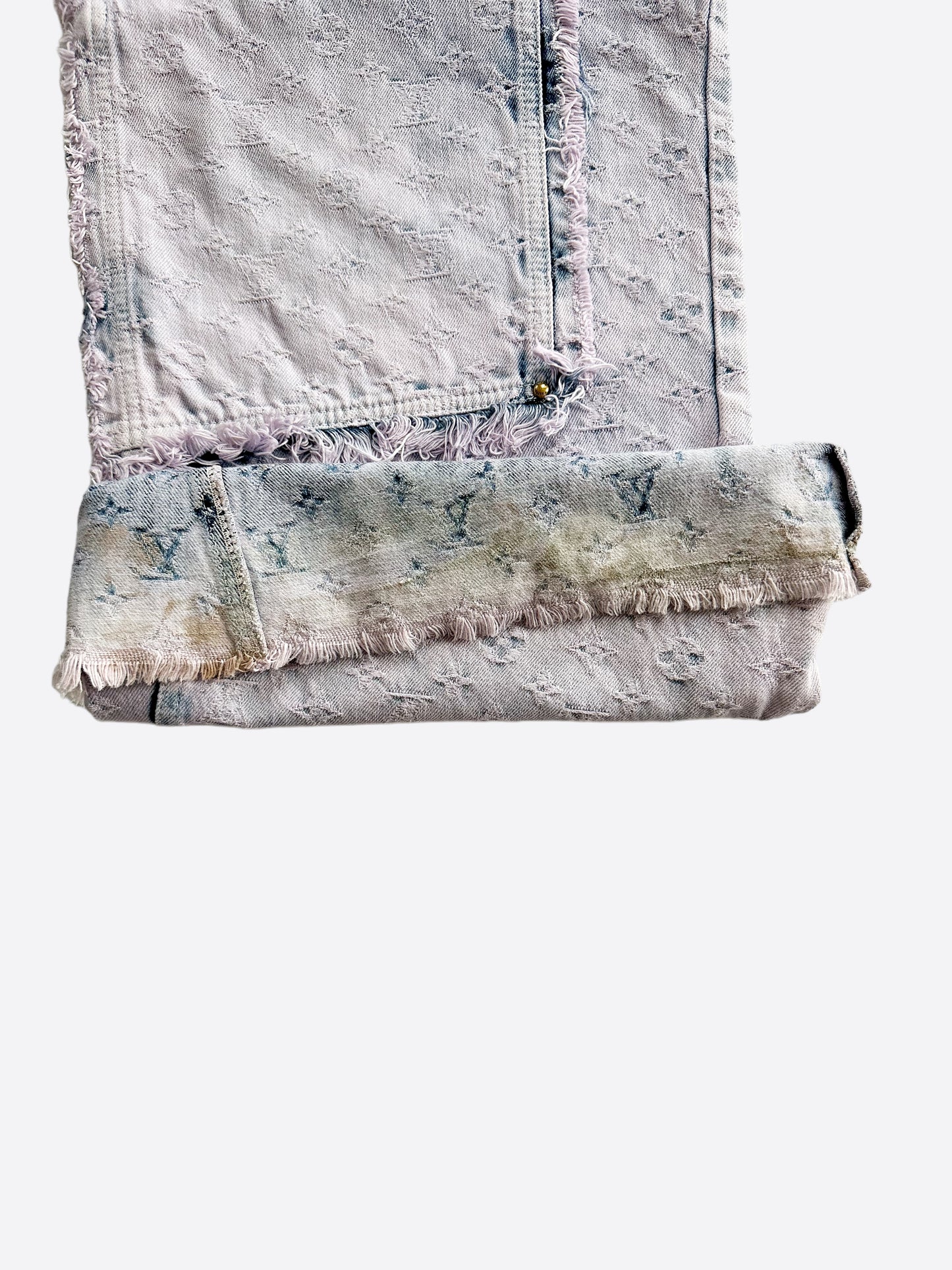 Louis Vuitton Purple & Blue Monogram Carpenter Jeans