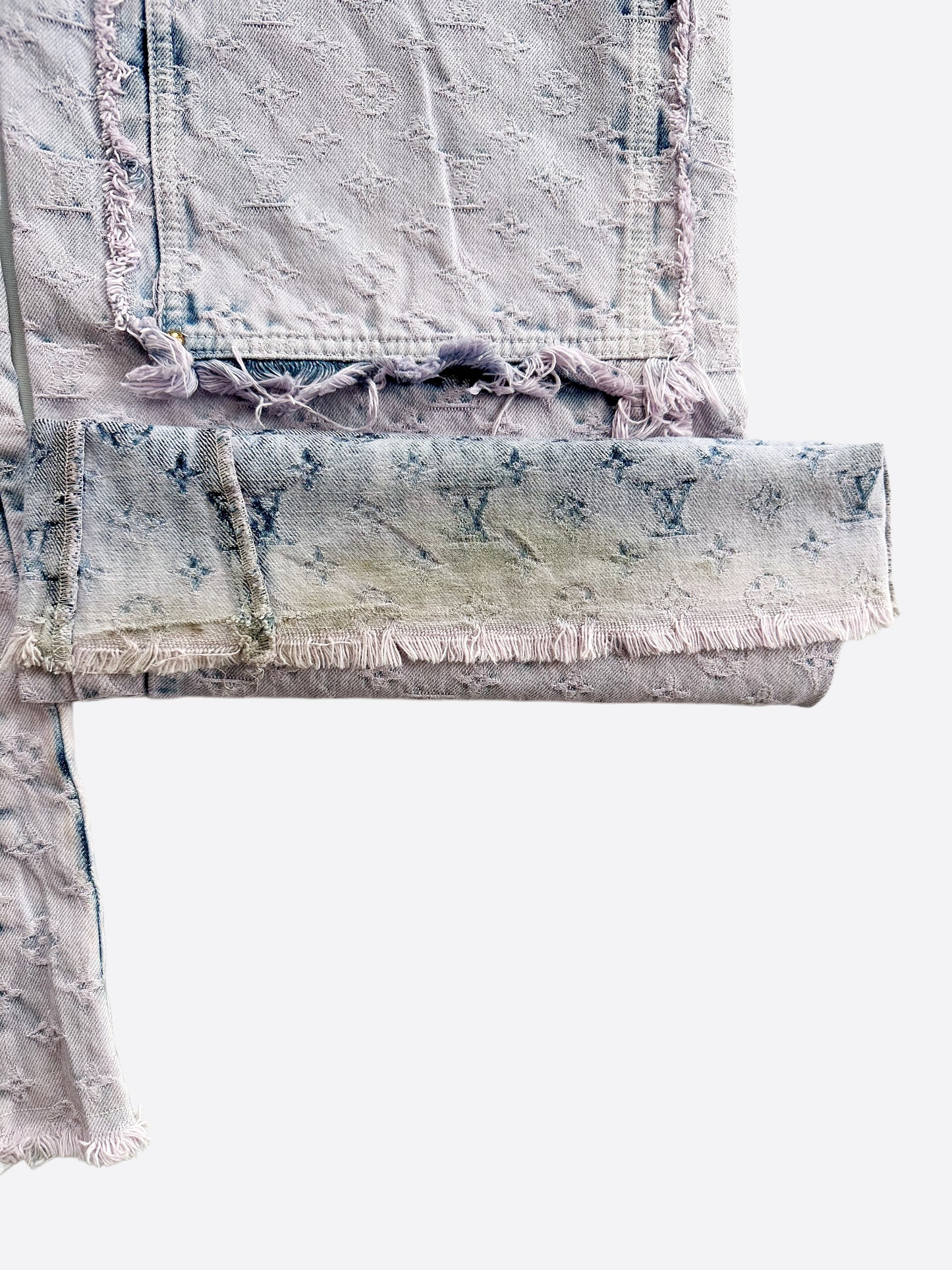 Louis Vuitton Purple & Blue Monogram Carpenter Jeans