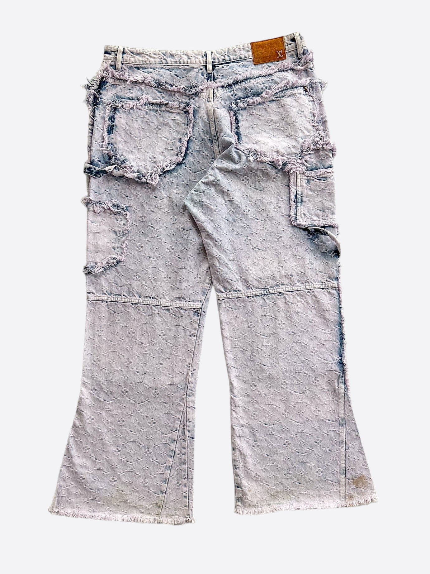 Louis Vuitton Purple & Blue Monogram Carpenter Jeans