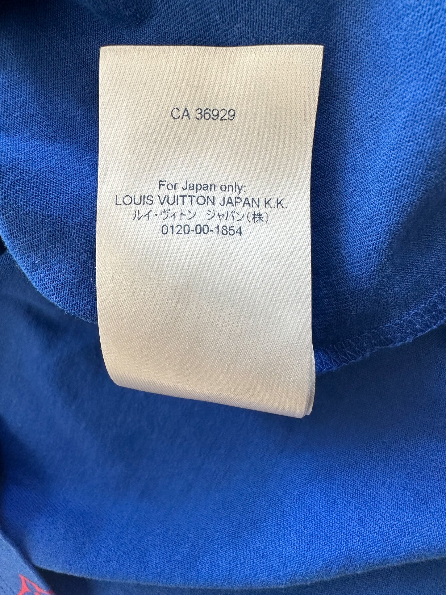 Louis Vuitton Blue & Red Monogram Gradient T-Shirt