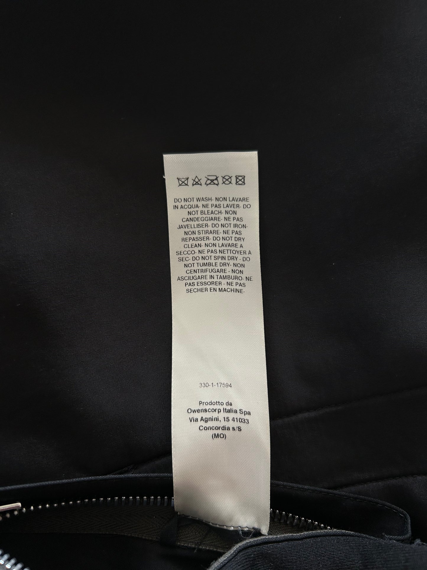 Rick Owens Black Distressed Nylon Overshirt