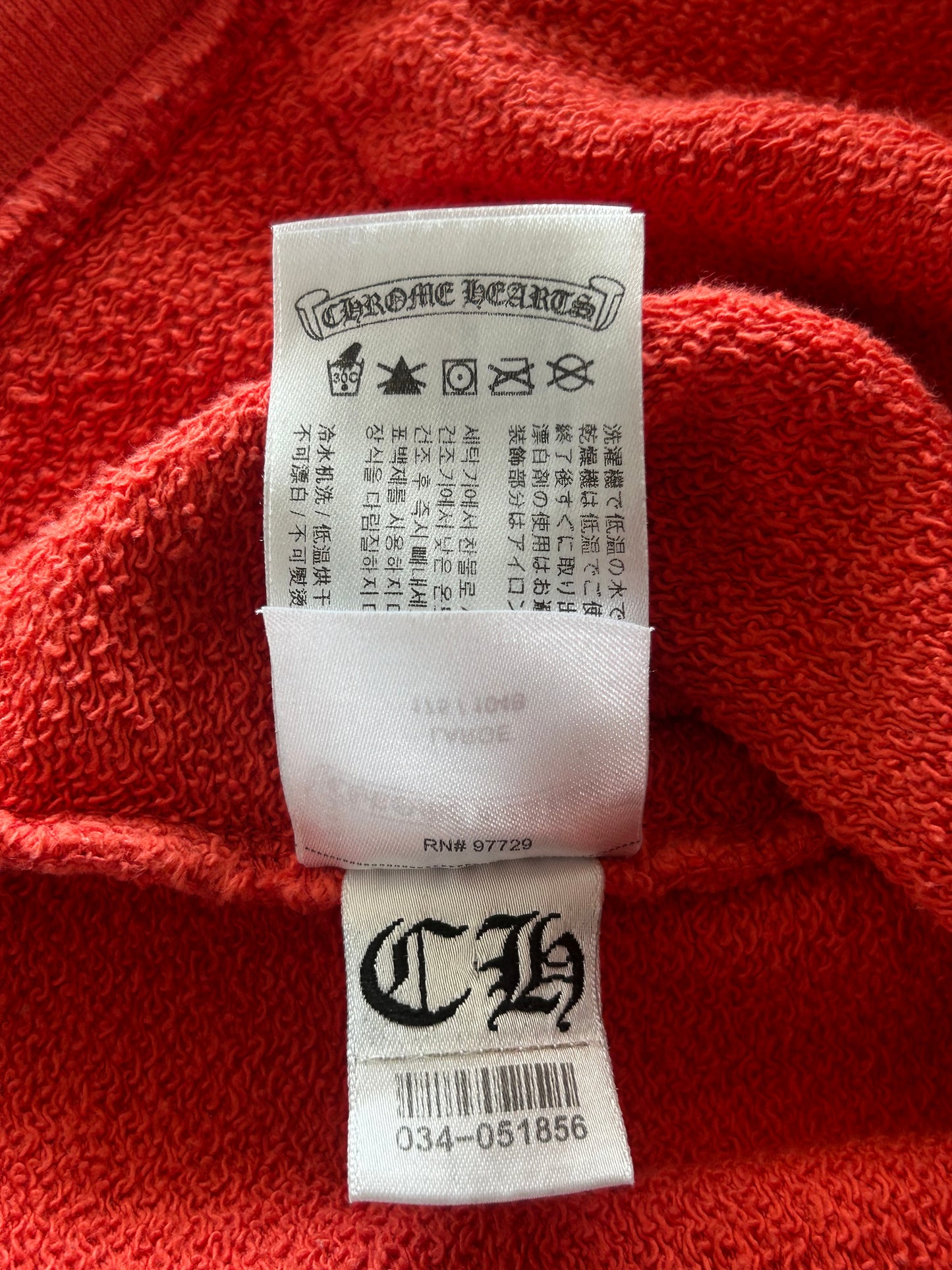 Chrome Hearts Matty Boy Red Spark Hoodie