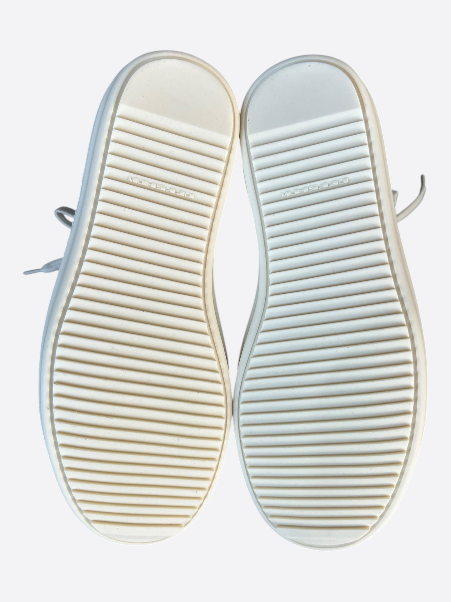 Rick Owens Black & White High Top Sneakers