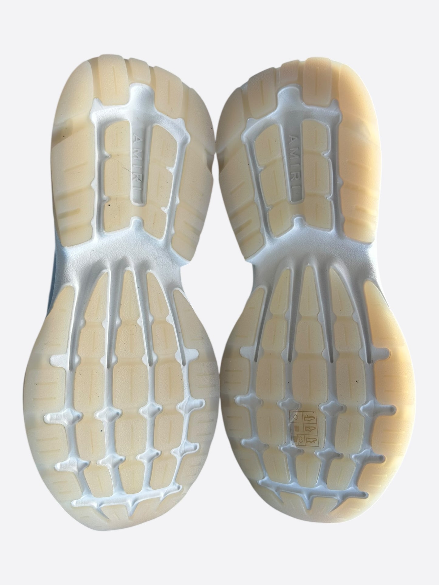 Amiri Grey & White Bones Runners