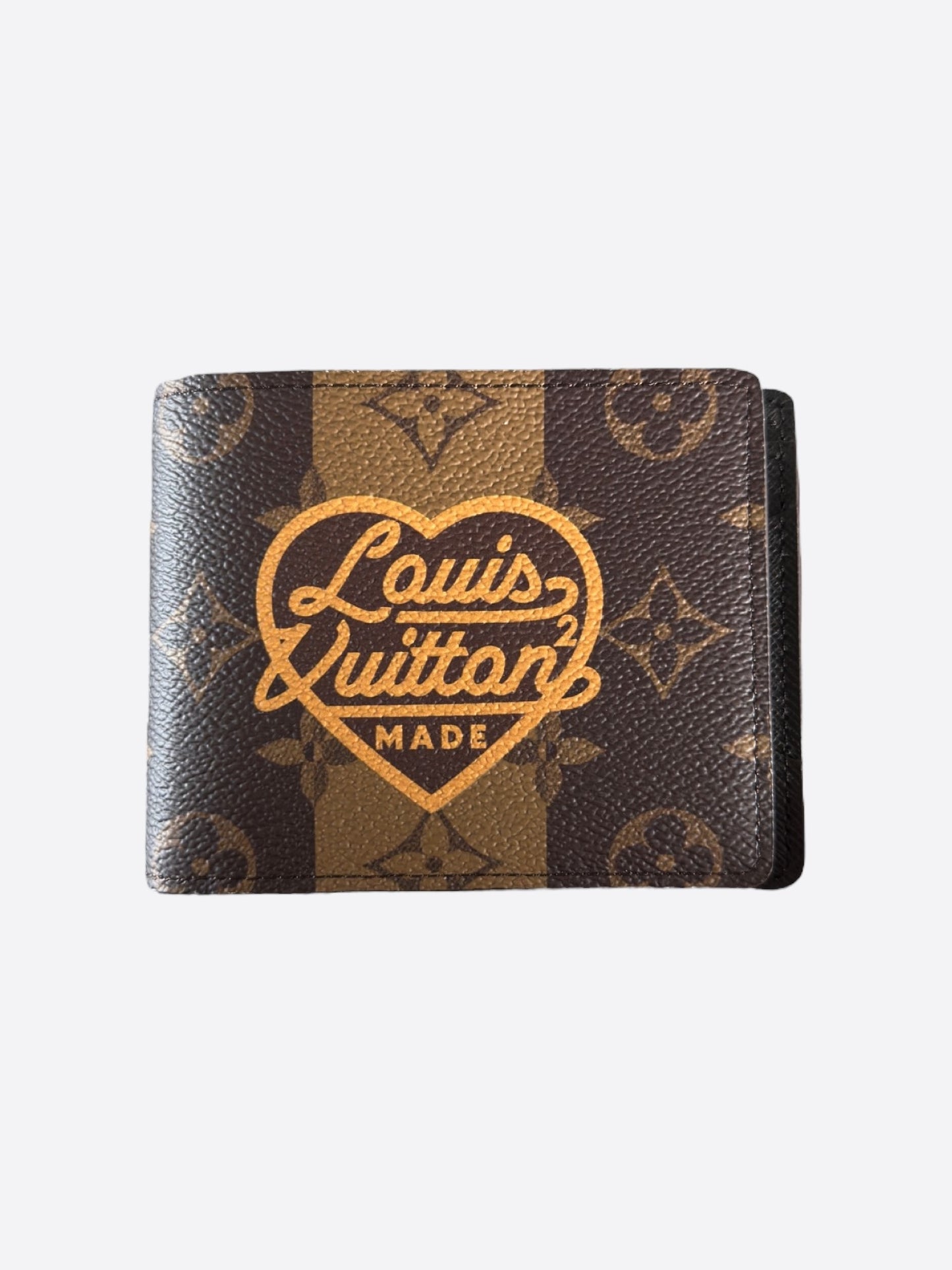 Louis Vuitton Nigo Brown Striped Monogram Multiple Wallet