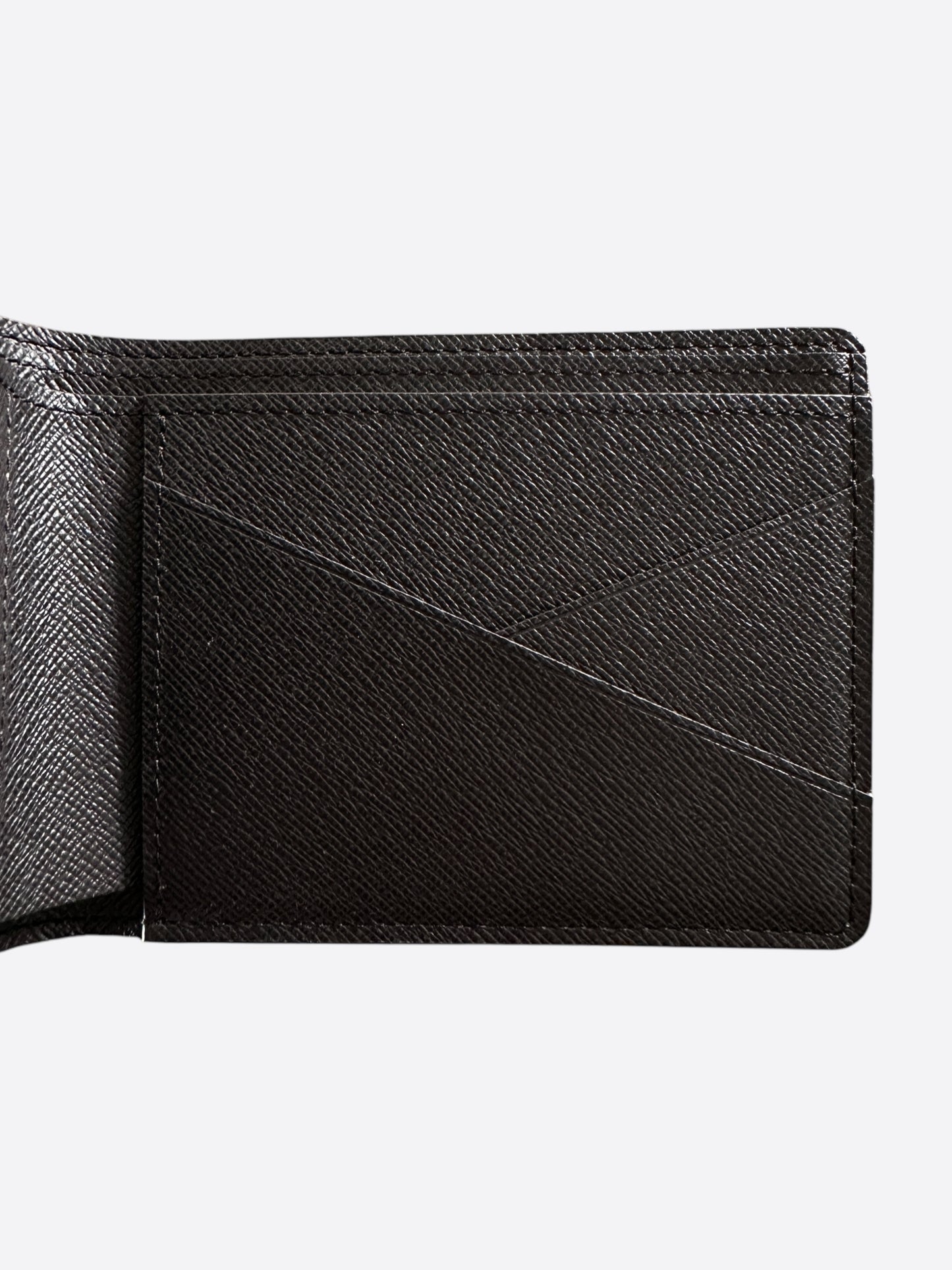 Louis Vuitton Nigo Brown Striped Monogram Multiple Wallet
