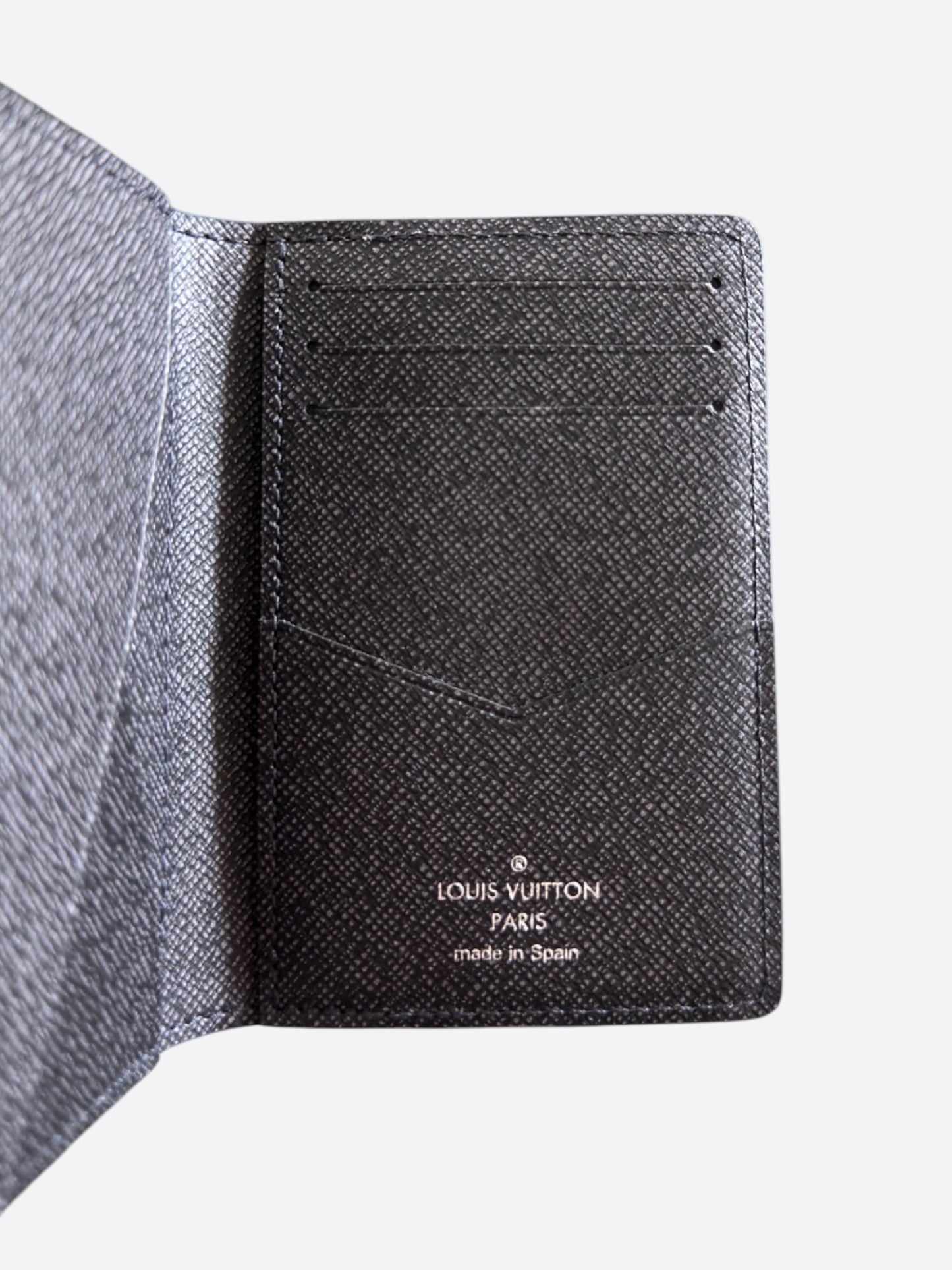 Louis Vuitton Blue & Brown Applique Monogram Pocket Organizer