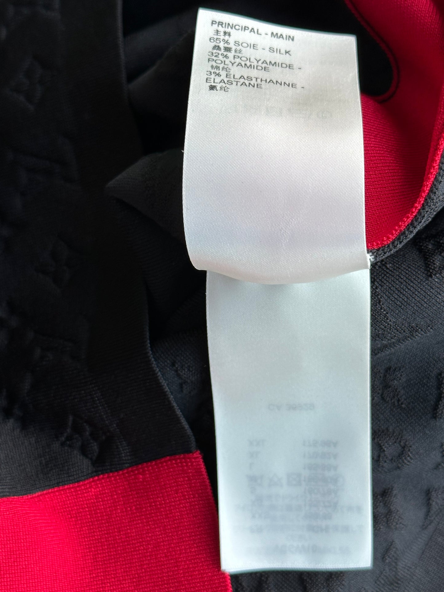 Louis Vuitton Black & Red Monogram Women's Sweater