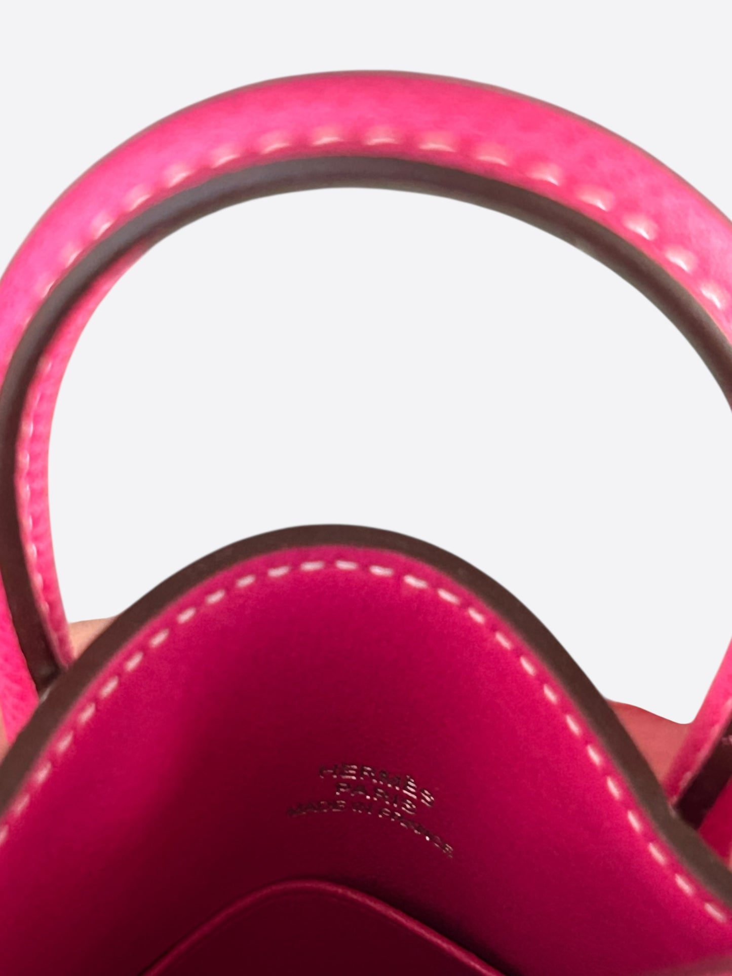 Hermes Pink Togo & Palladium Hardware Tiny Birkin 15