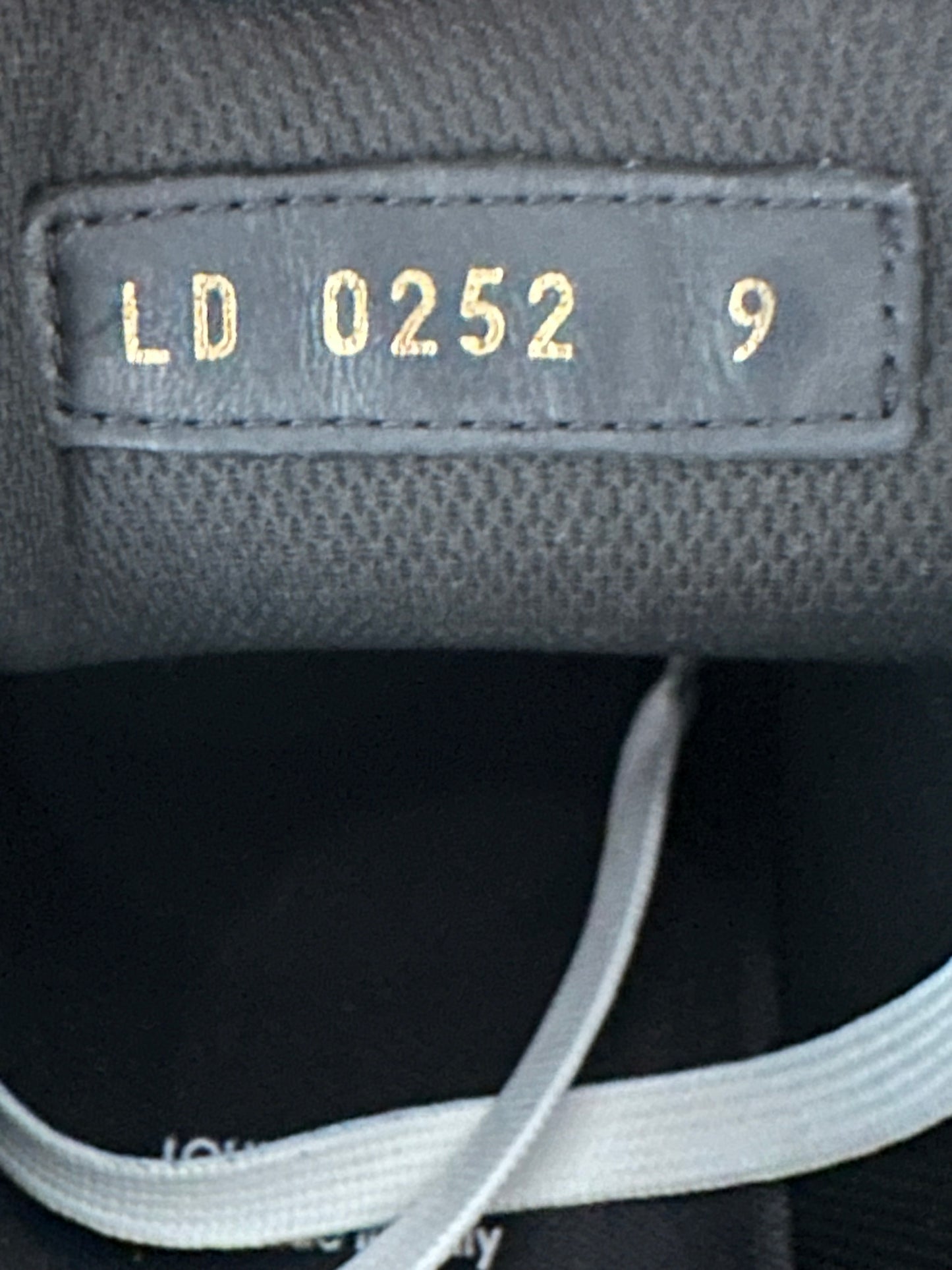 Louis Vuitton Black & Blue Logo Trainers