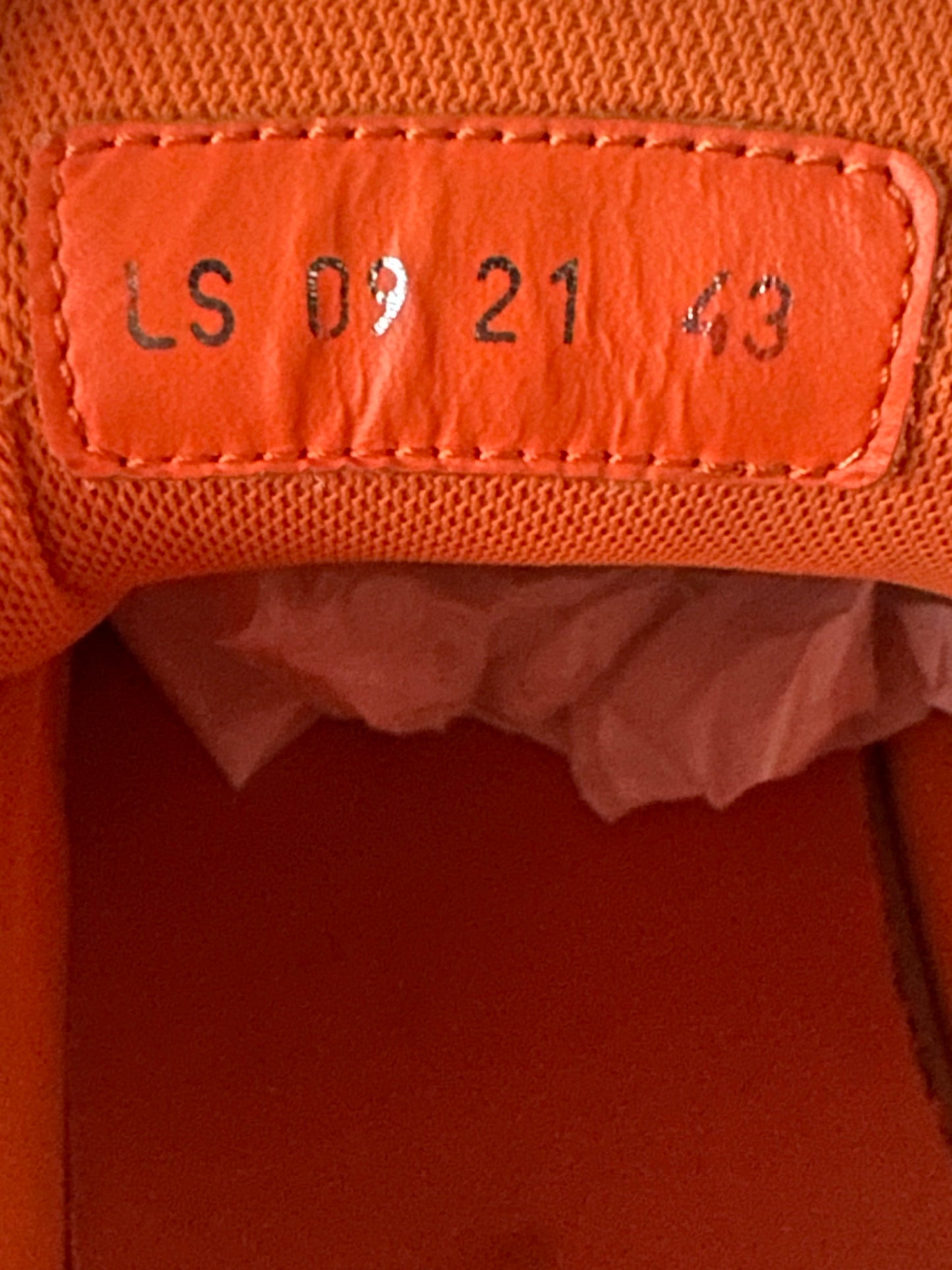 Dior Beige & Orange Snakeskin B22 Sneakers