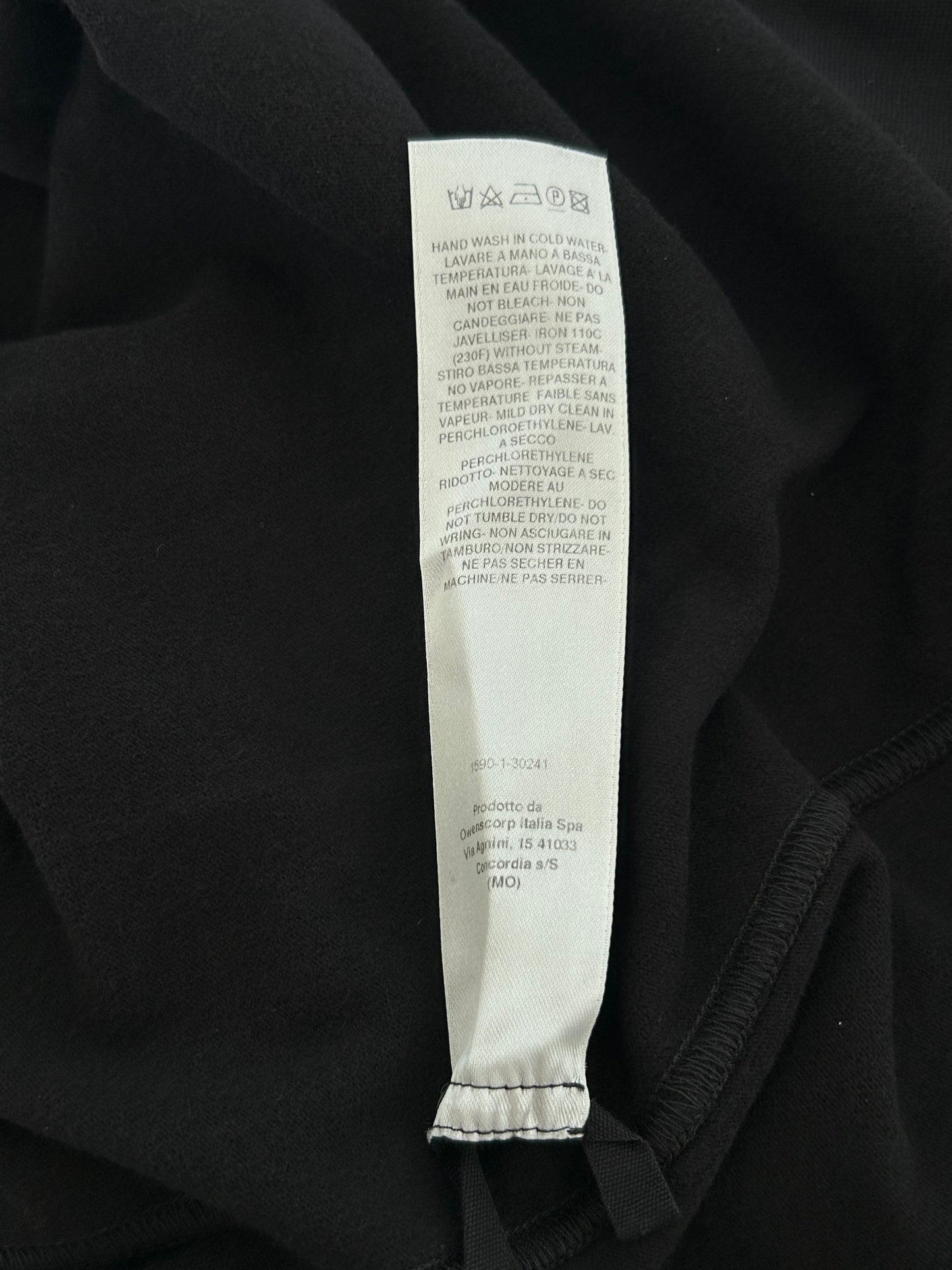 Rick Owens Black Jumbo T-Shirt