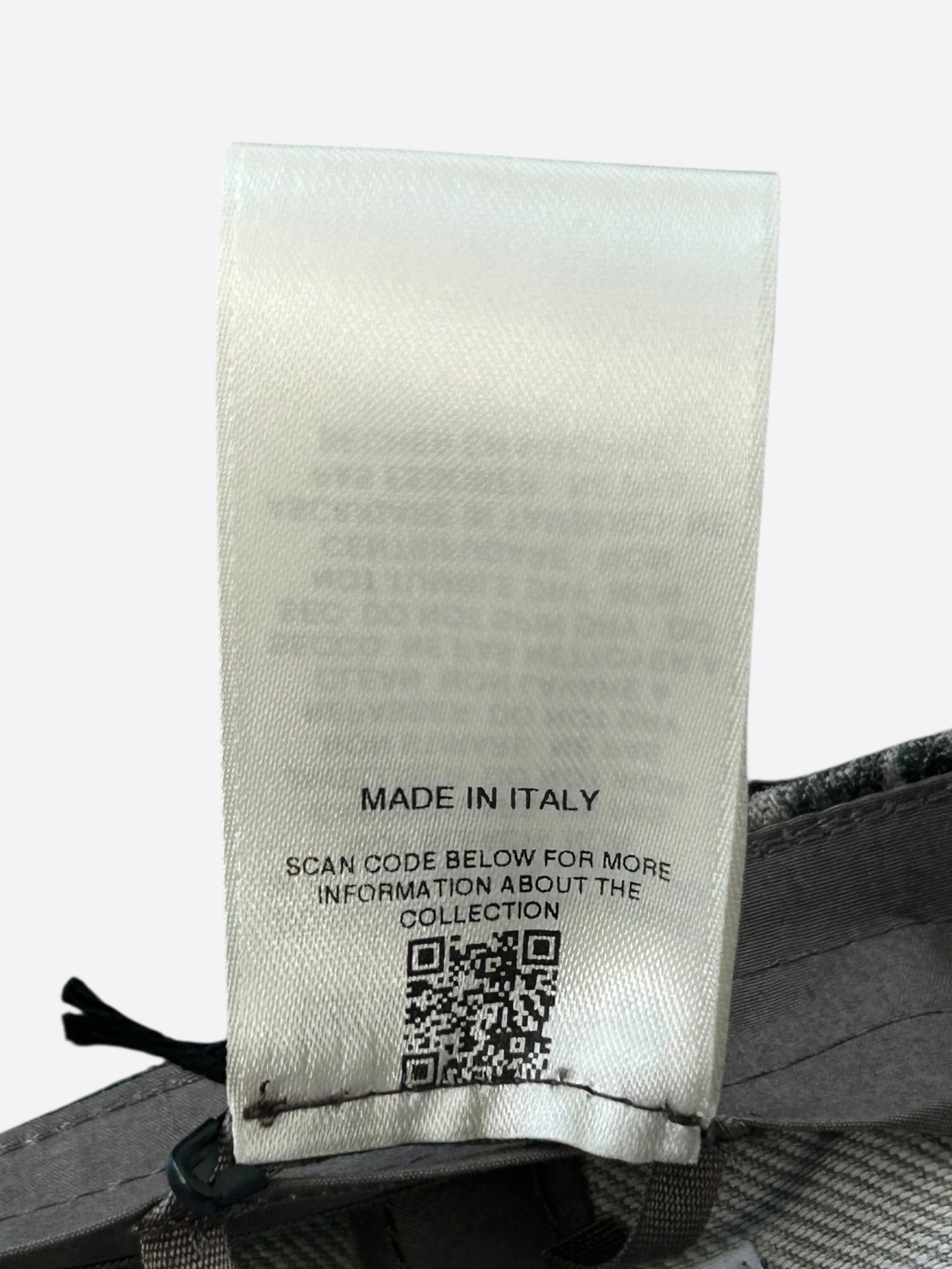 Rick Owens Black & Grey Washed Foil Hat