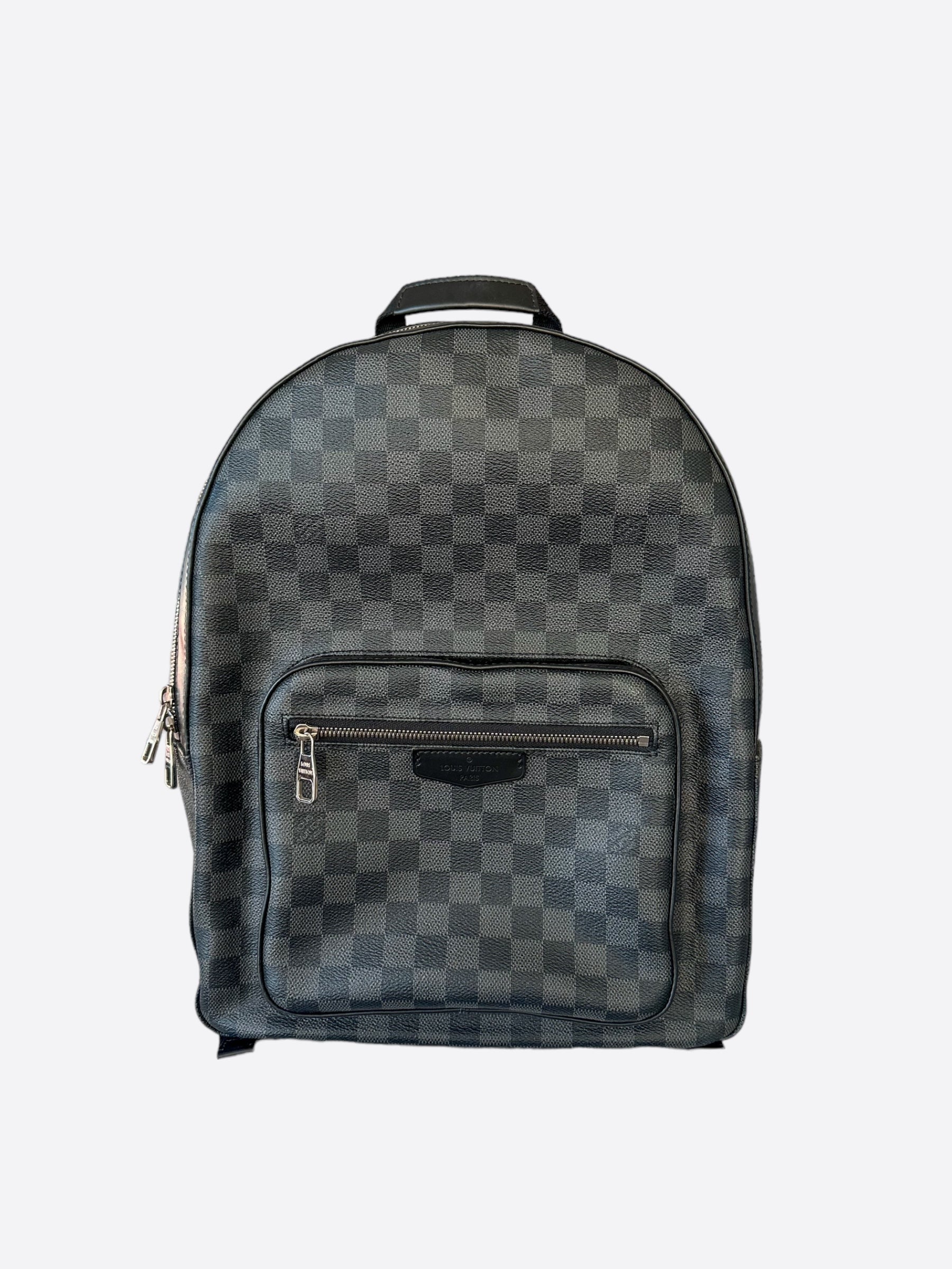 fake louis vuitton josh monogram backpack Louis Vuitton Damier Graphite Josh Backpack – Savonches