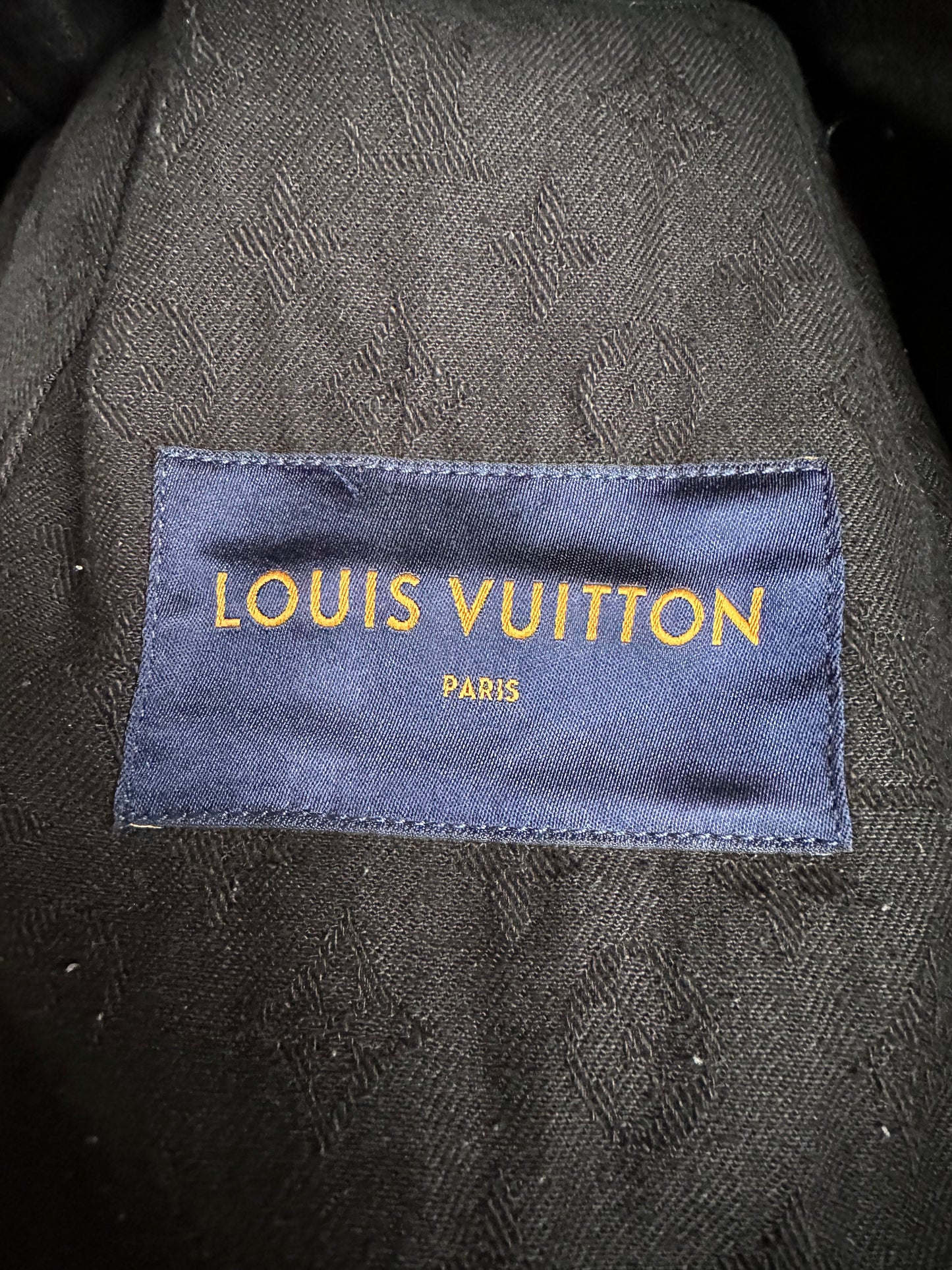 Louis Vuitton Black Monogram Denim Jacket