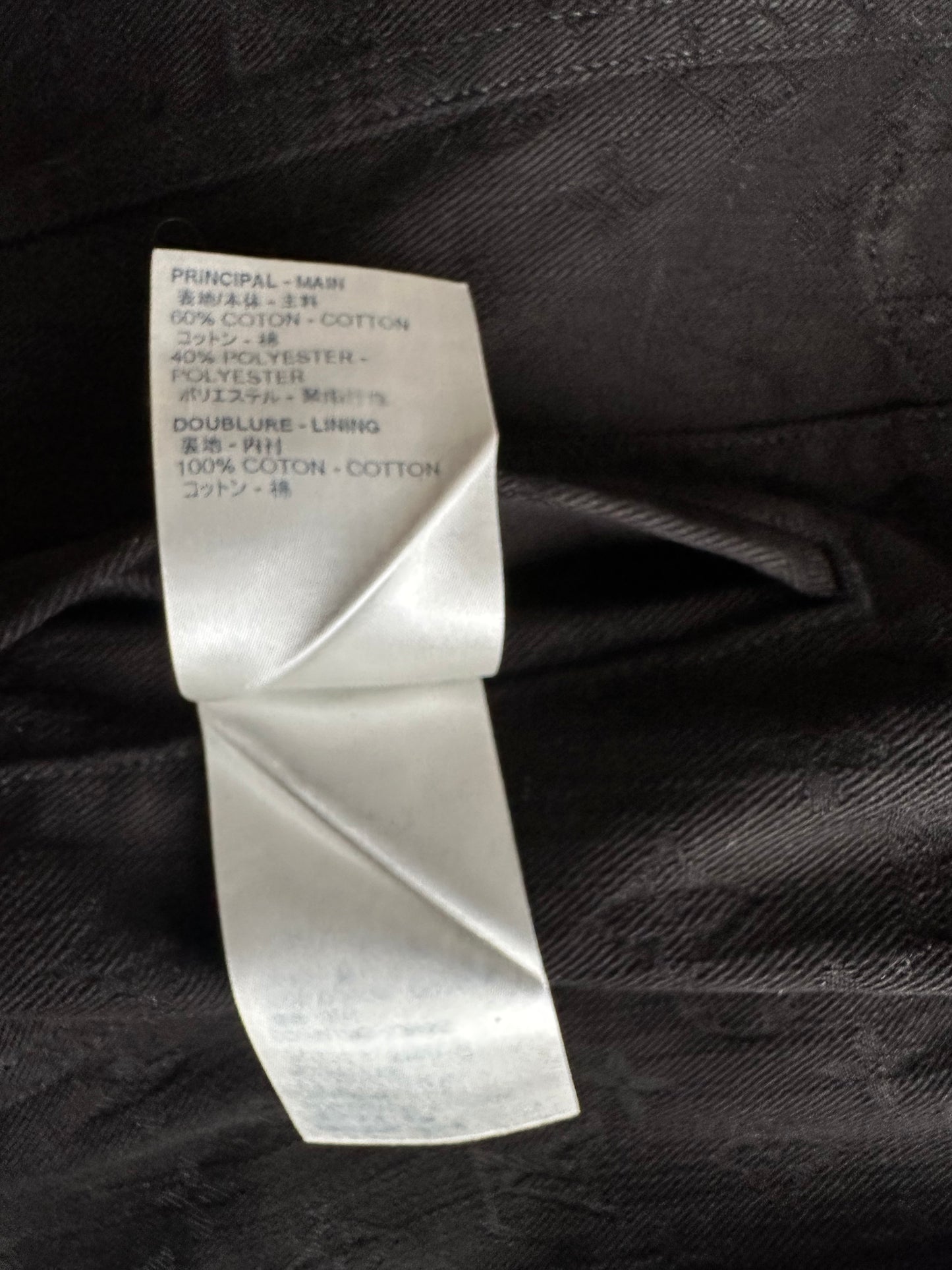 Louis Vuitton Black Monogram Denim Jacket