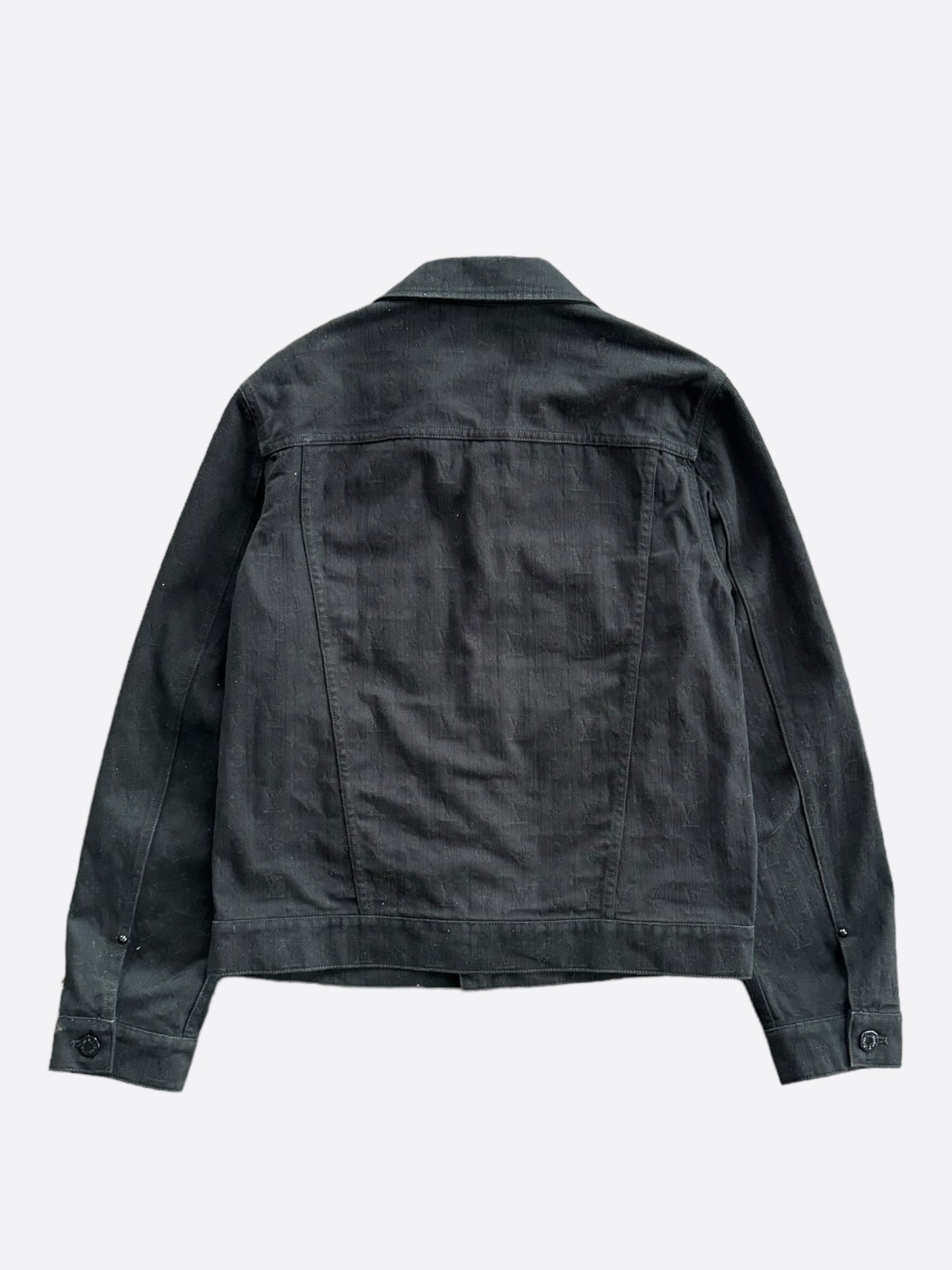 Louis Vuitton Black Monogram Denim Jacket