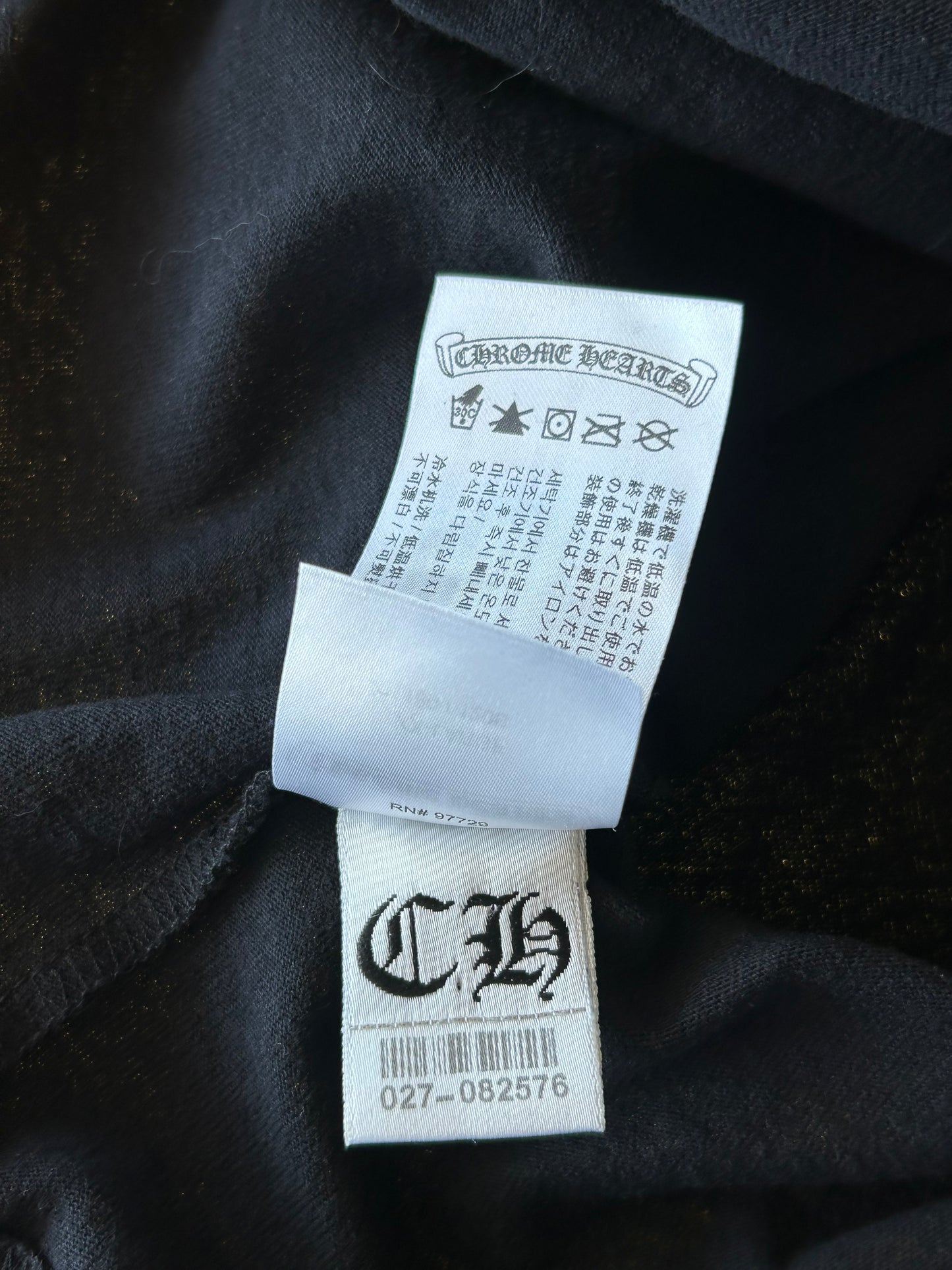 Chrome Hearts Black & Pink Logo T-Shirt
