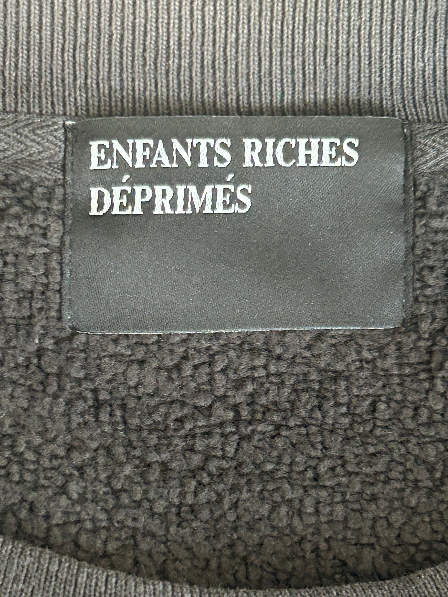 Enfants Riches Deprimes Faded Black & White Bondage Sweater