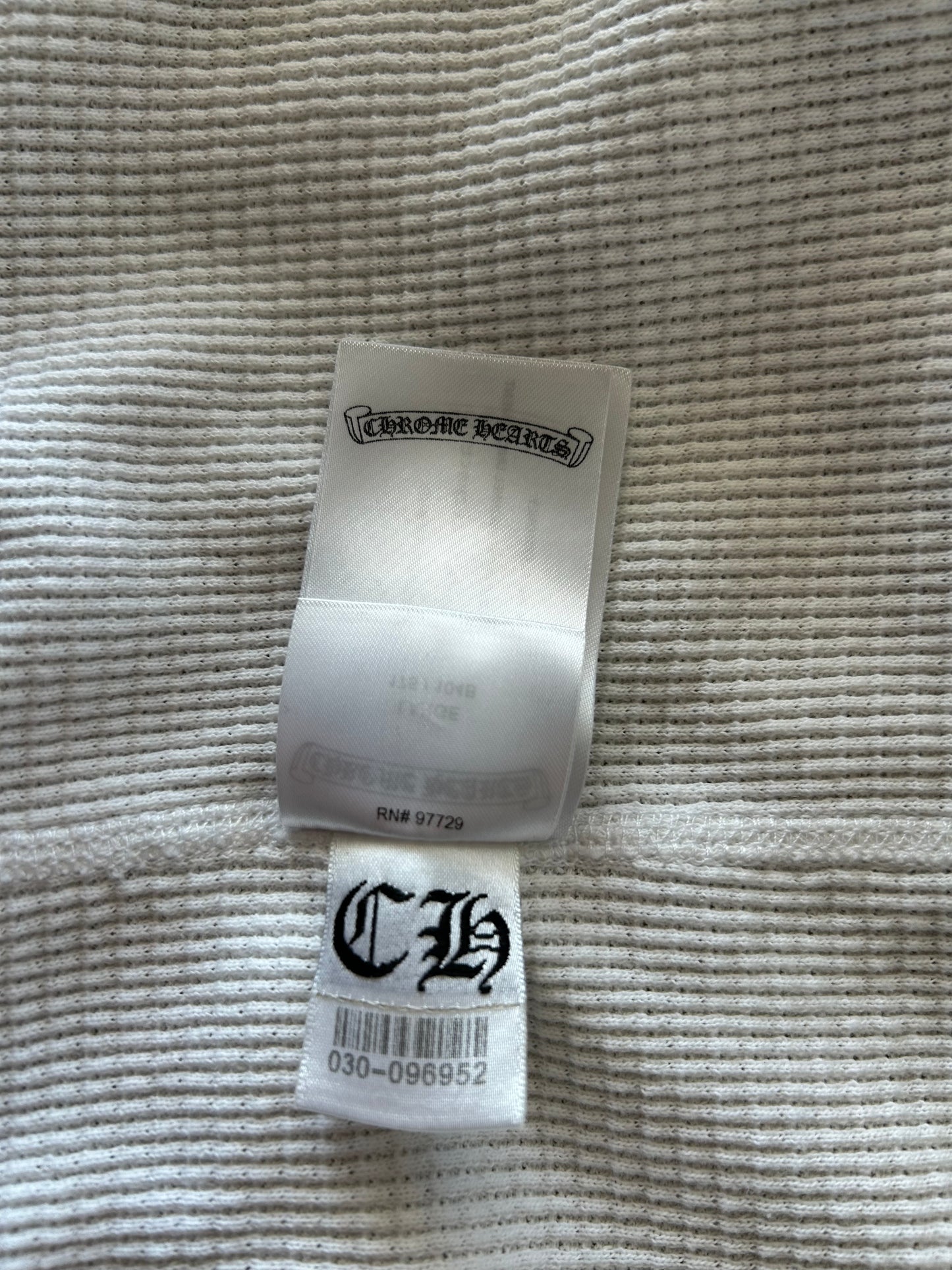 Chrome Hearts Matty Boy Camouflage Caution Thermal Zip Up Hoodie