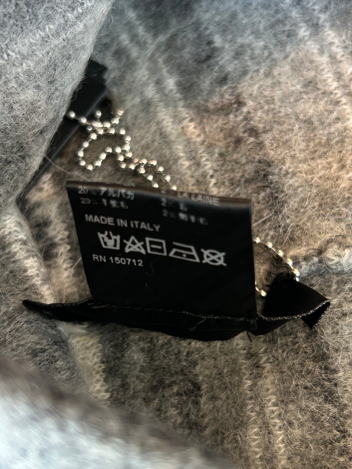 Amiri White & Multicolor MA Logo Skater Beanie