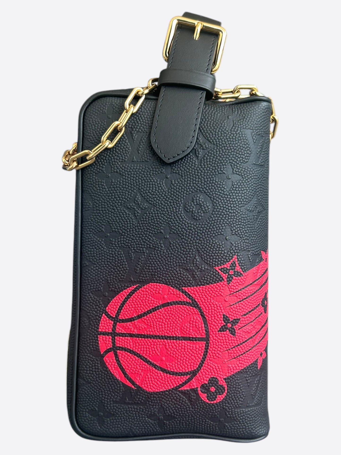 Louis Vuitton NBA Black Taurillon Monogram Dopp Kit