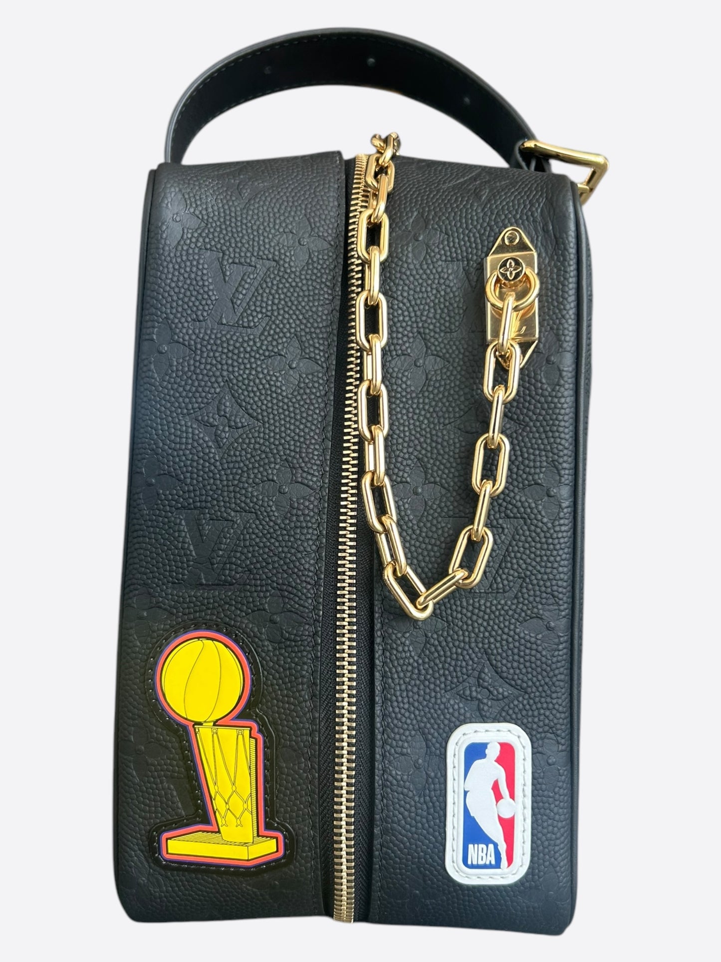 Louis Vuitton NBA Black Taurillon Monogram Dopp Kit