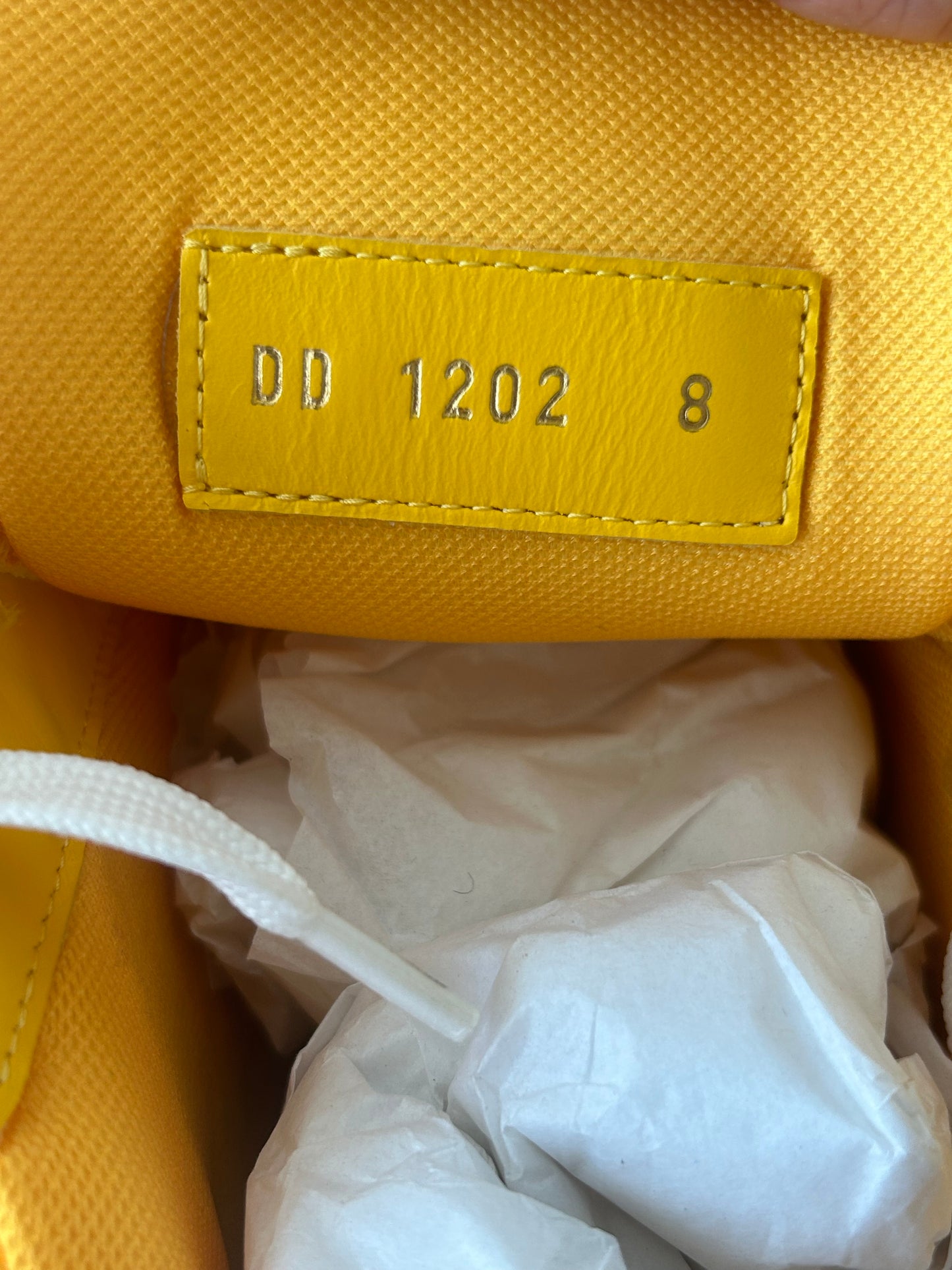 Louis Vuitton Yellow & White Monogram Trainers
