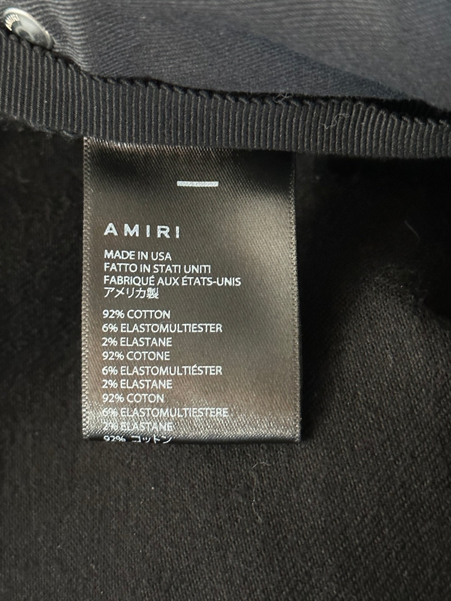 Amiri Black MX2 Skinny Jeans