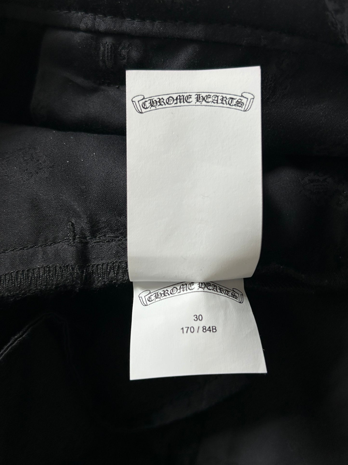 Chrome Hearts Black Camouflage Cross Patch Chino Pants