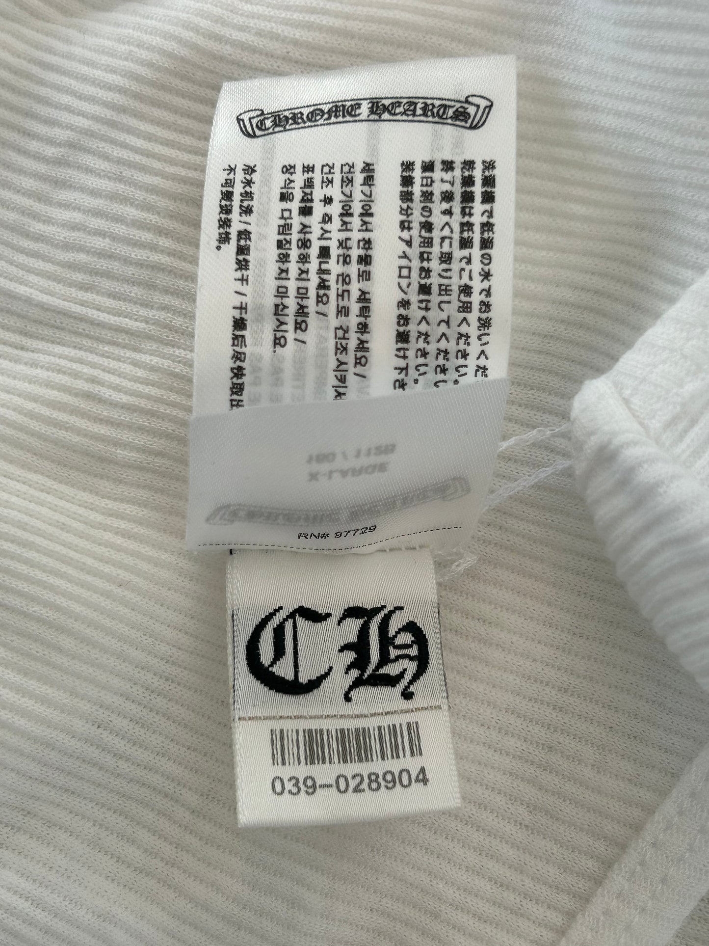 Chrome Hearts White & Pink T-Bar Logo Tank Top