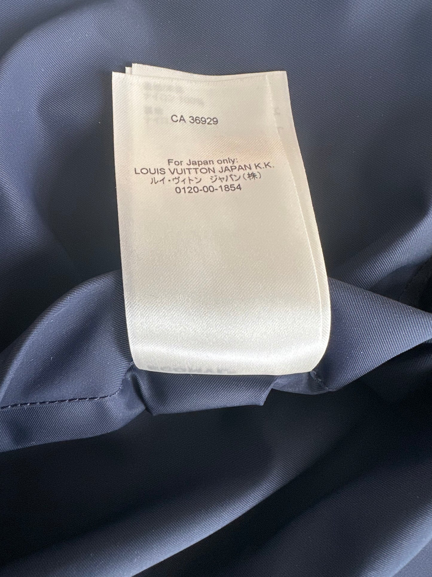 Louis Vuitton Navy Monogram Reversible Windbreaker