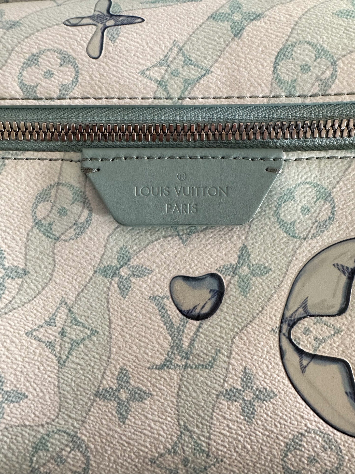 Louis Vuitton Aqua Garden Monogram Discovery Backpack
