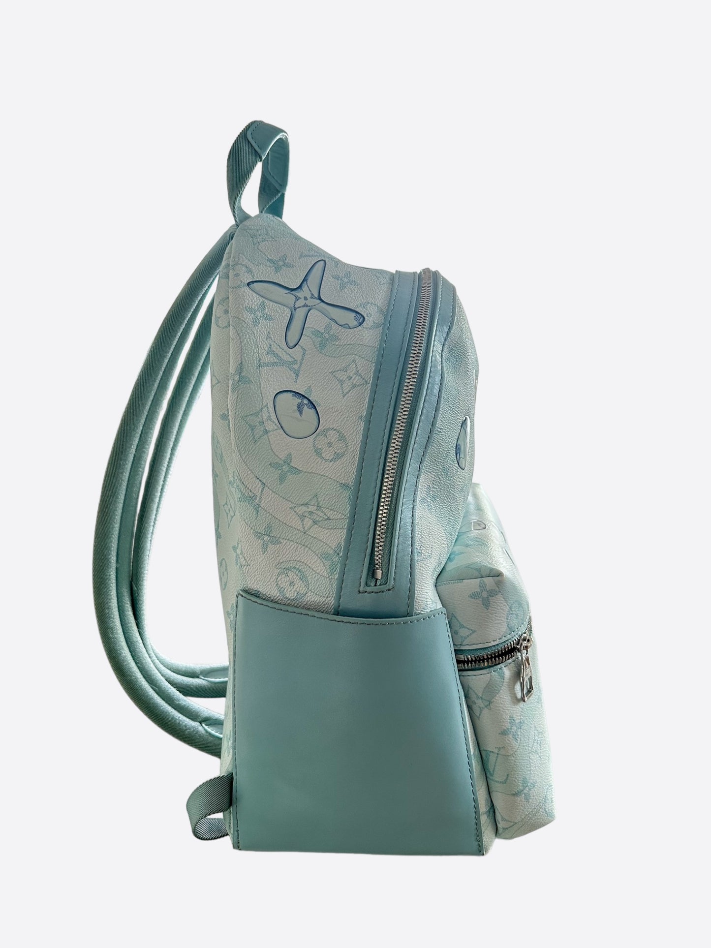 Louis Vuitton Aqua Garden Monogram Discovery Backpack