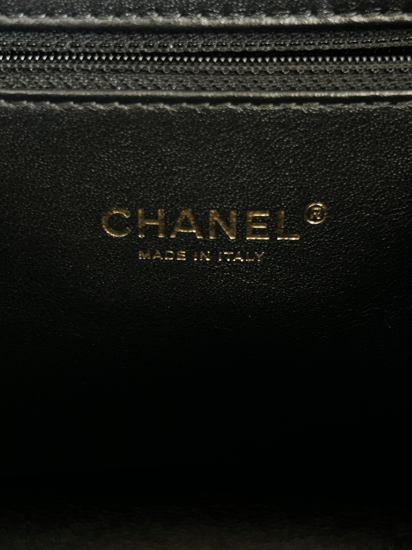 Chanel Black Caviar Quilted Business Affinity Backpack