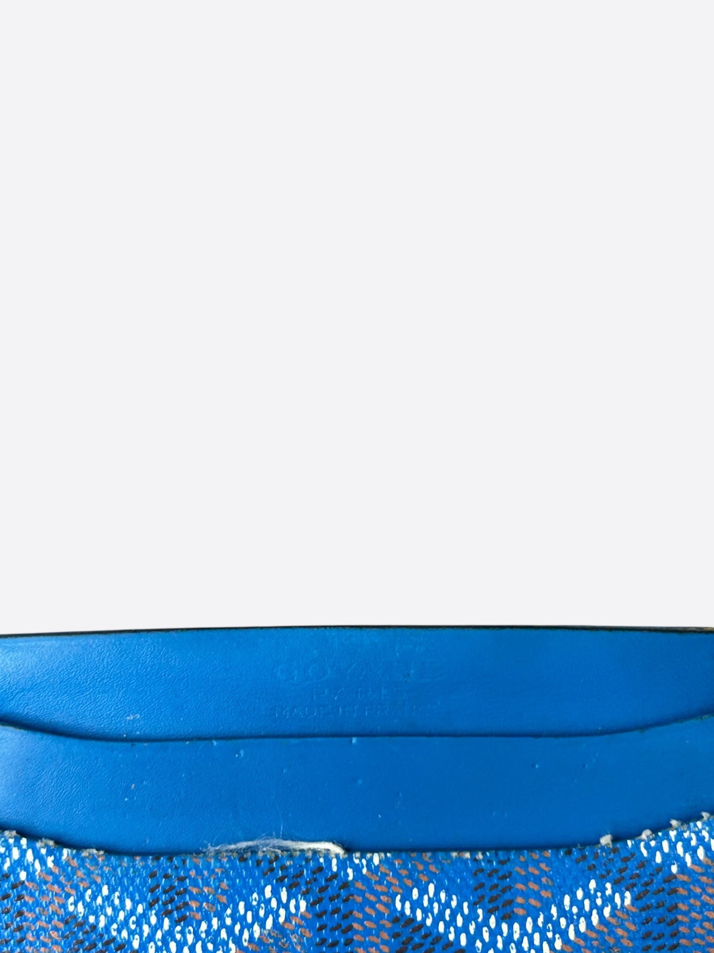 Goyard Blue Saint Sulpice Card Holder