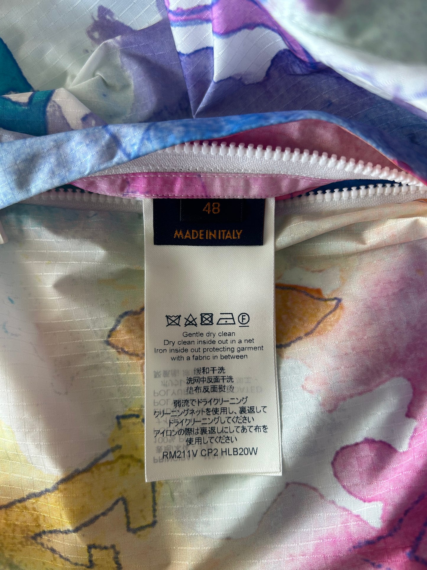 Louis Vuitton Multicolor Watercolor Monogram Windbreaker