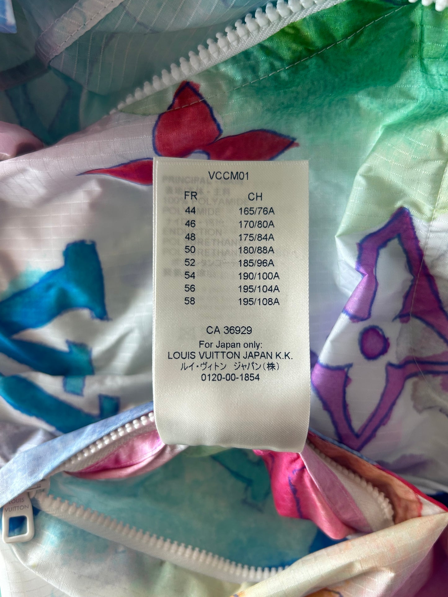 Louis Vuitton Multicolor Watercolor Monogram Windbreaker