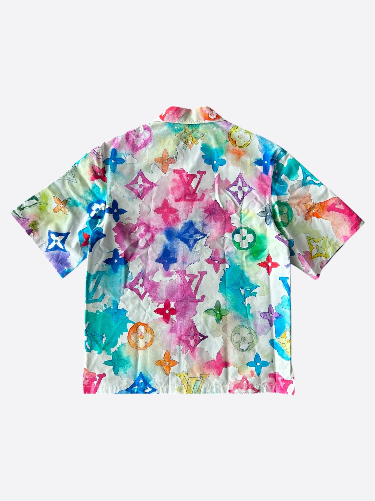 Louis Vuitton Multicolor Watercolor Monogram Button Up Shirt