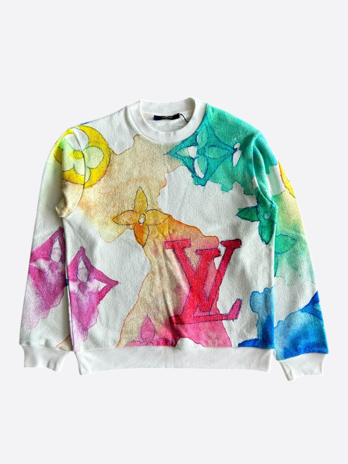 Louis Vuitton Multicolor Watercolor Monogram Sweater