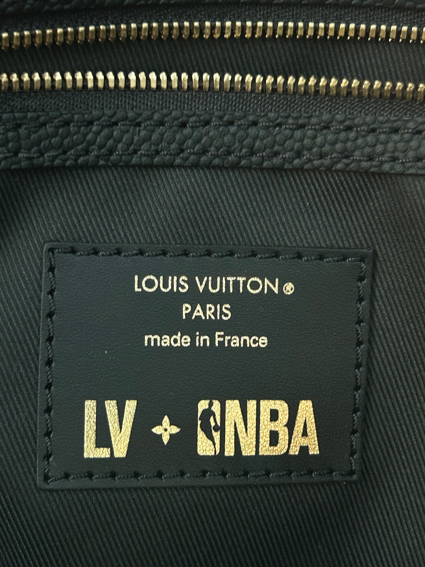 Louis Vuitton NBA Black Taurillon Monogram Keepall 50