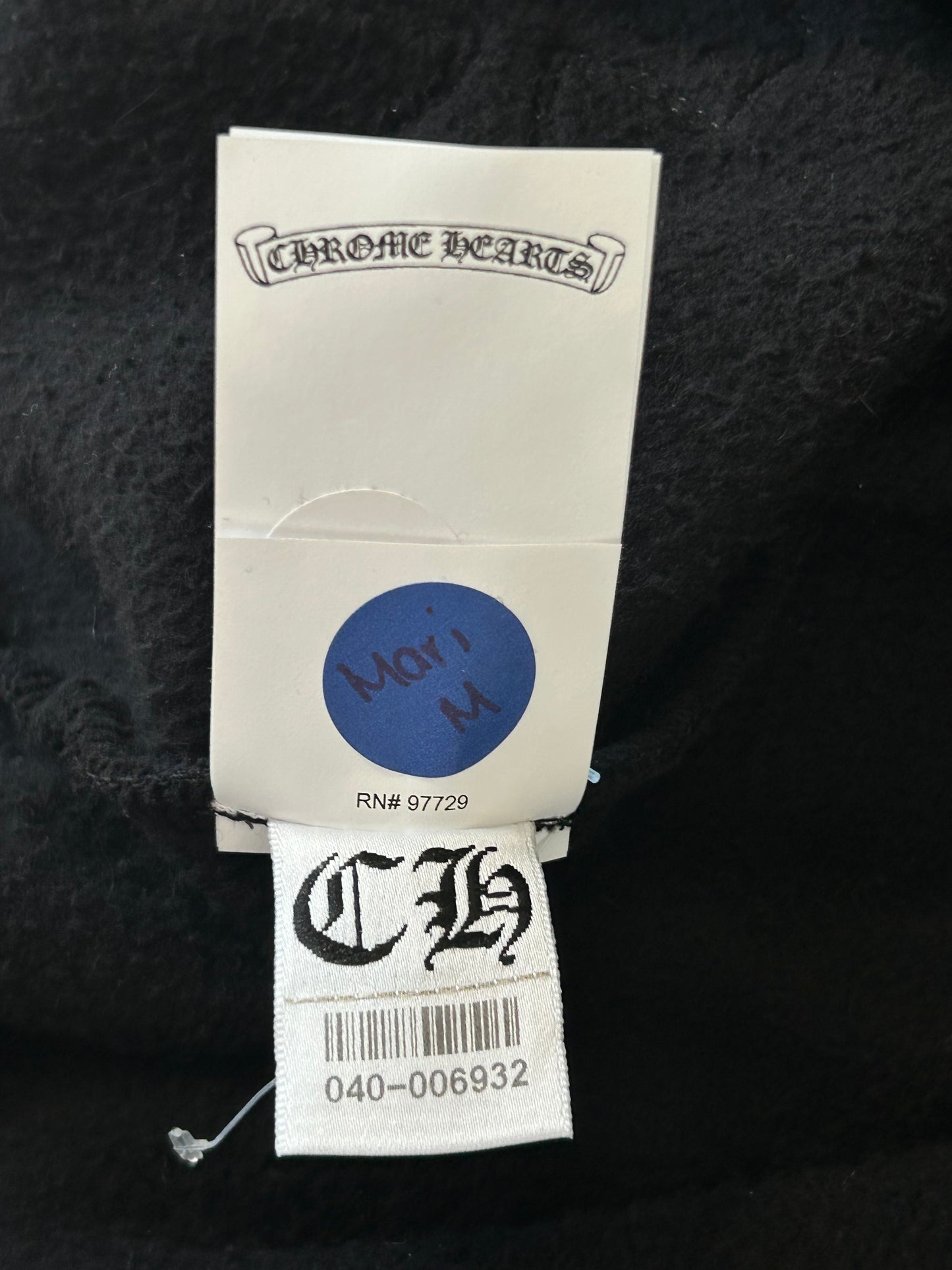 Chrome Hearts Black Cross Patch Sweater