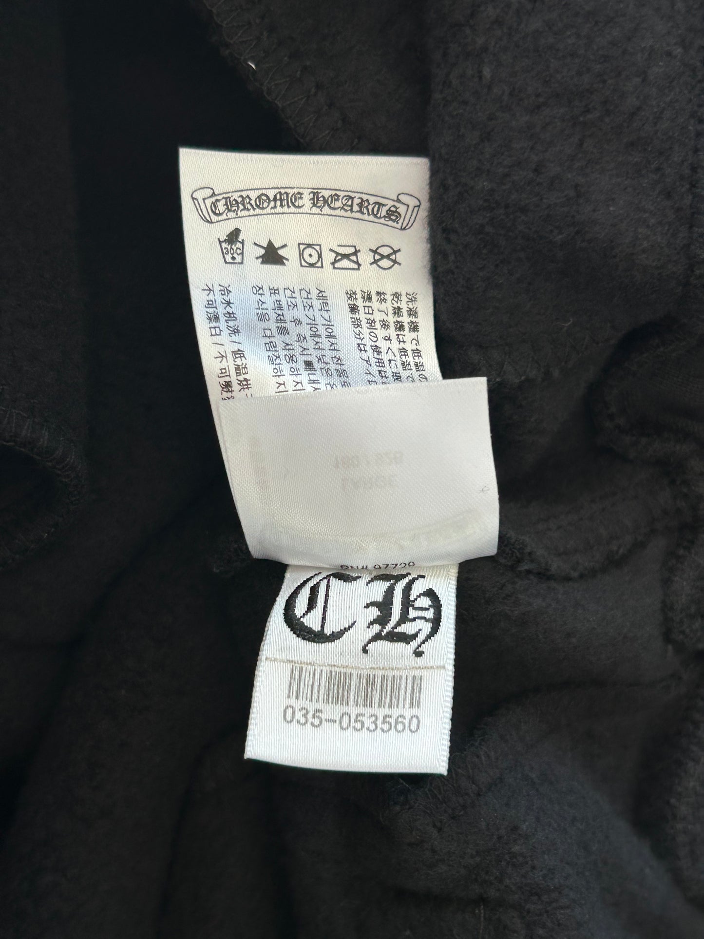 Chrome Hearts Black & Blue Logo Sweatpants