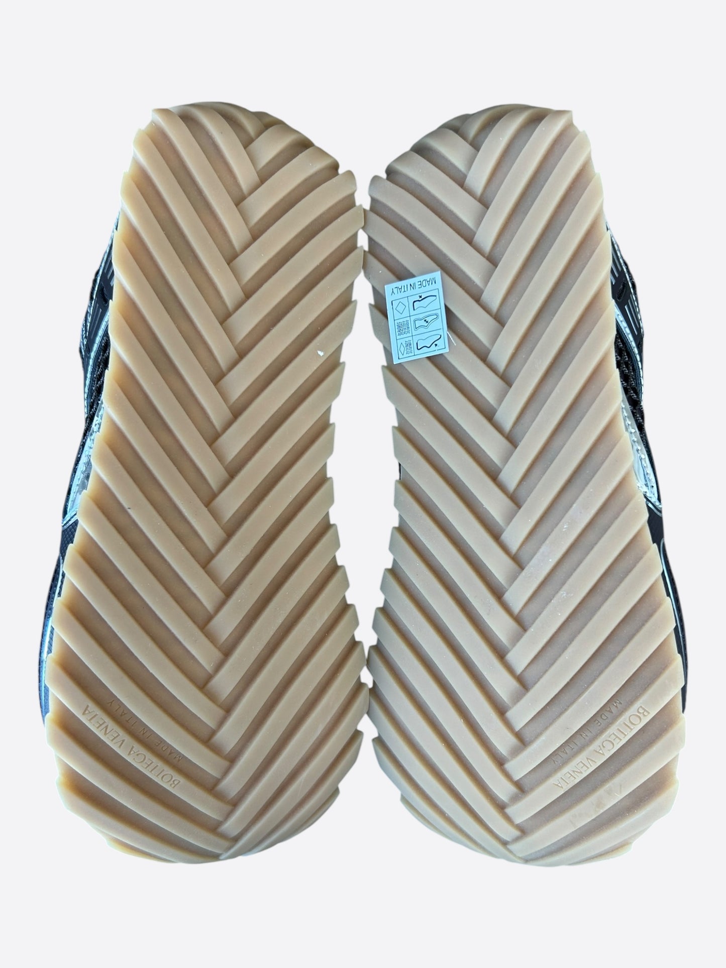 Bottega Veneta Brown & Silver Orbit Sneakers