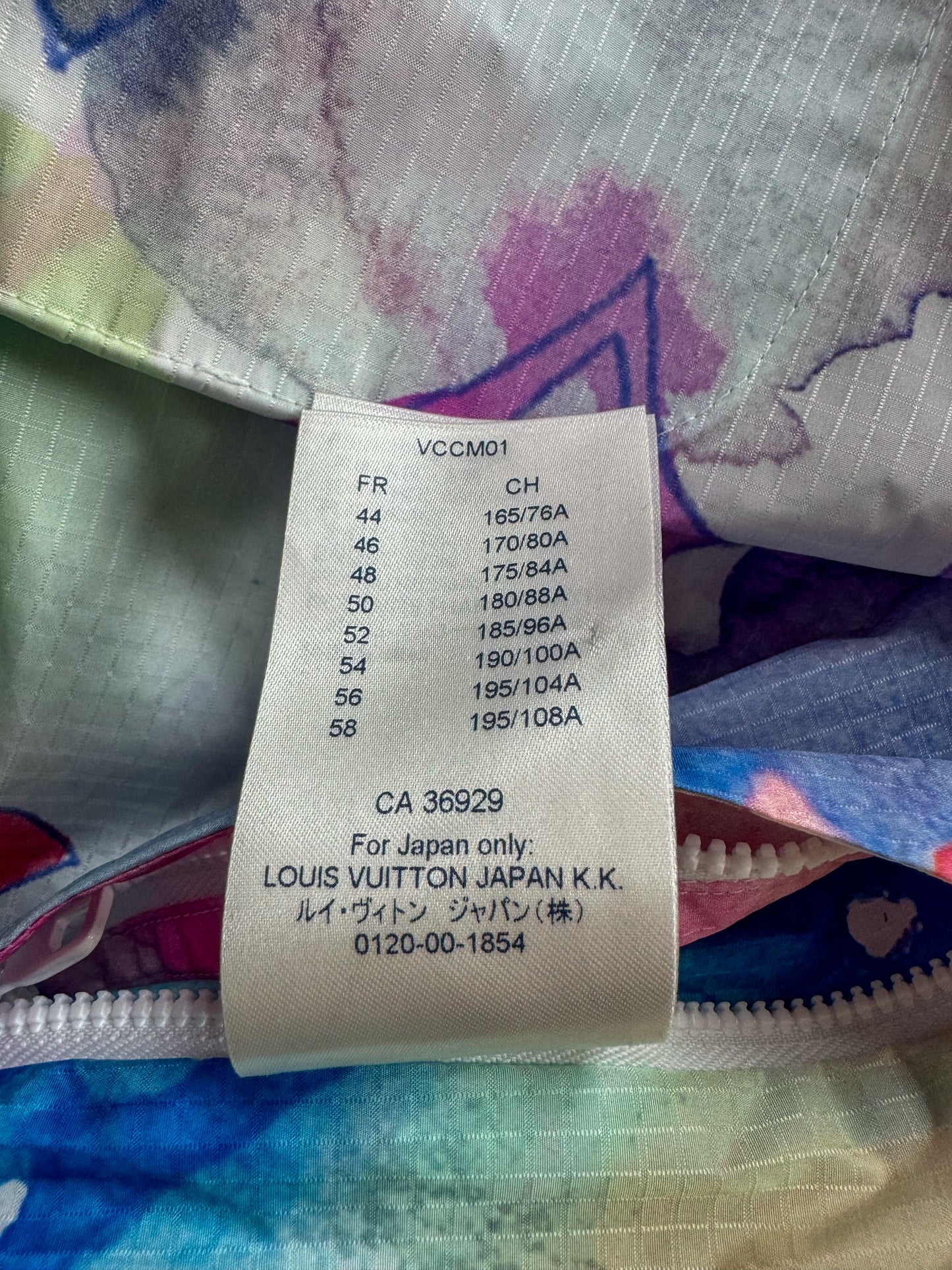 Louis Vuitton Multicolor Watercolor Monogram Windbreaker