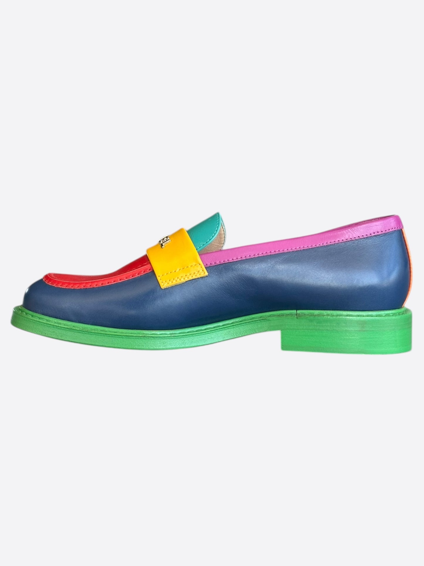 Chanel Pharrell Multicolor Penny Loafers