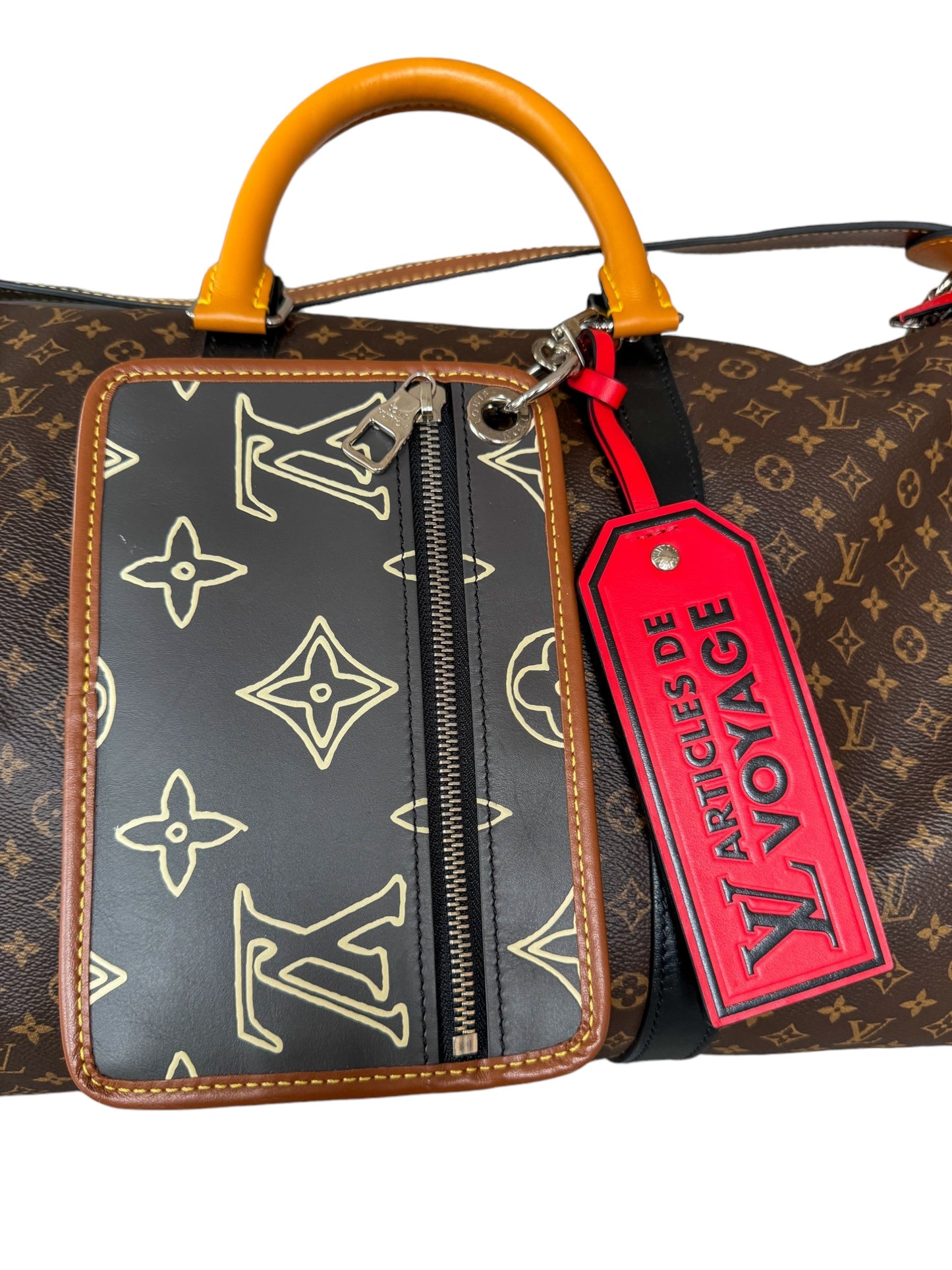 Louis Vuitton Brown Monogram Articles De Voyage Keepall 50