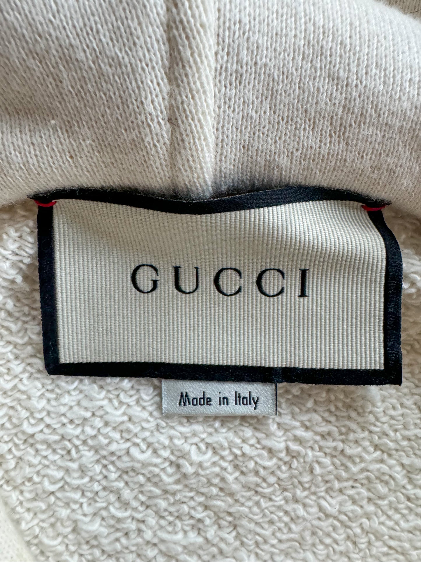 Gucci Cream Bootleg Logo Hoodie