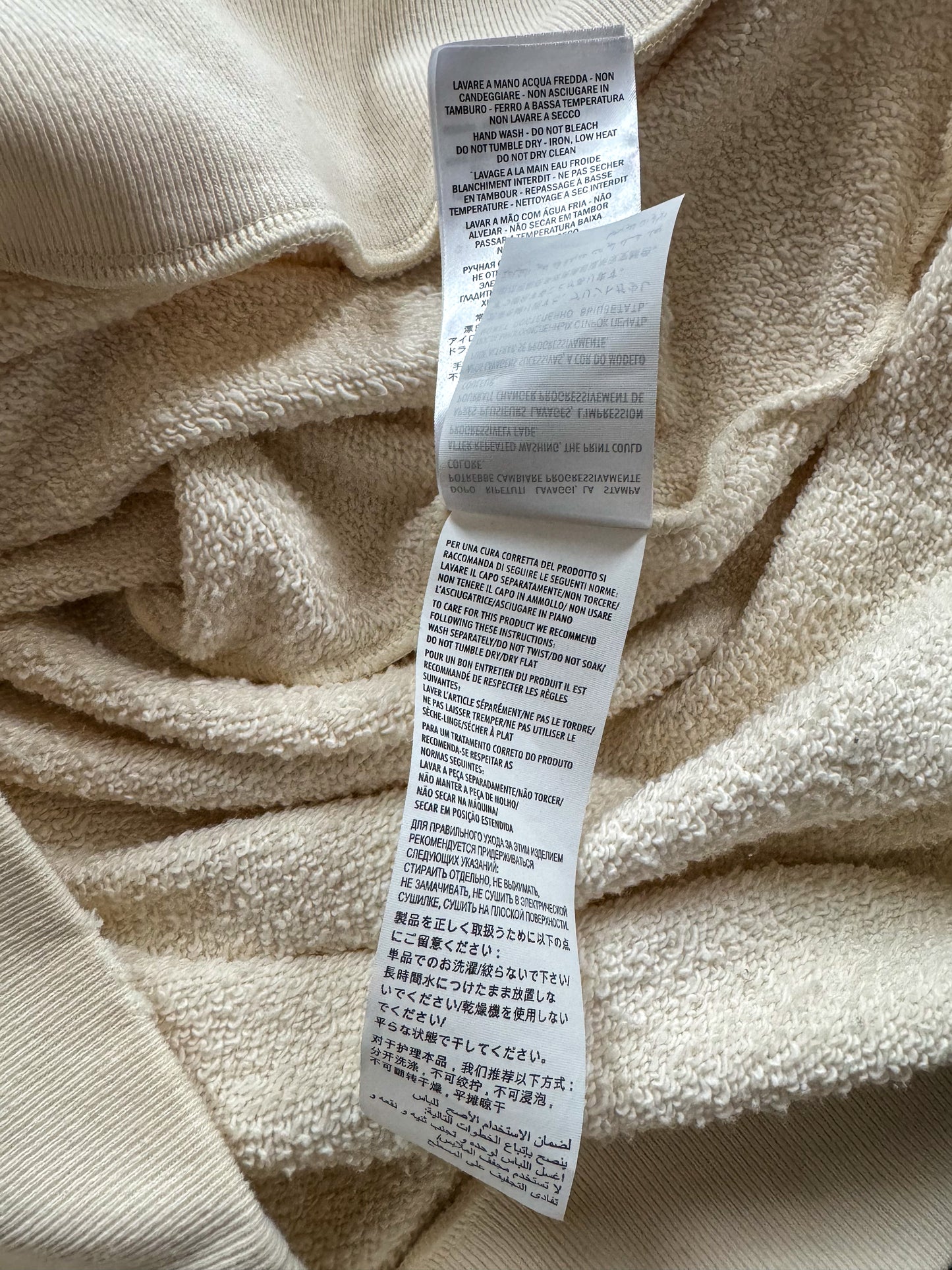 Gucci Cream Bootleg Logo Hoodie